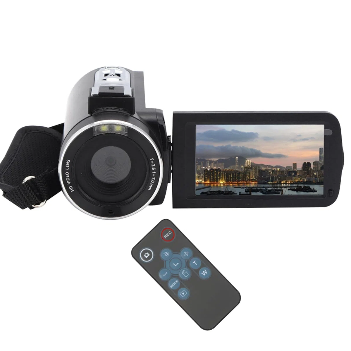 Video, Digital, 17 X 14 X 10, 4K, Verwacklungsfrei, Hochauflösendes Digitales Video, 18-facher Zoom, 3-Zoll-IPS-Touchscreen-Kameras Fotovideos