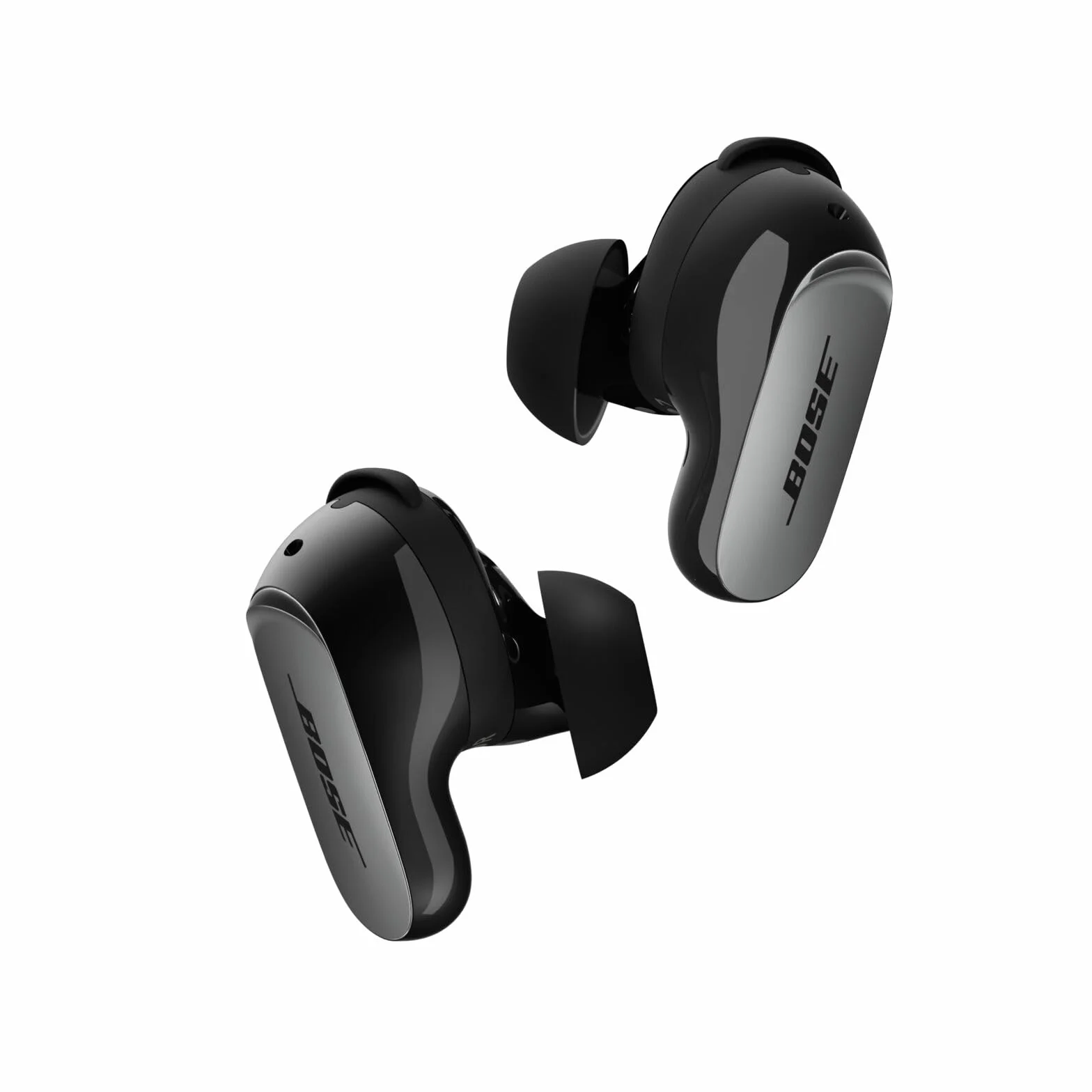 Bose QuietComfort Ultra Bluetooth-Earbuds (2. Gen.), kabellose Noise-Cancelling-Earbuds, bis zu 6 Stunden Akkulaufzeit, Schutzart IPX4, 360-Grad-Sound, tiefer Bass, Schwarz