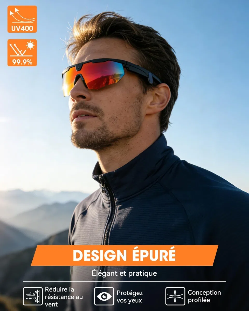 Mingtawn Smart Glasses mit 4K HD Anti-Shake Kamera & 3D Stereo Lautsprechern | Polariserte UV400 Sportsonnenbrille | Bluetooth KI-Brille für Outdoor-Videos, Fotos & Musik | HiFi Audio Action-Kamera