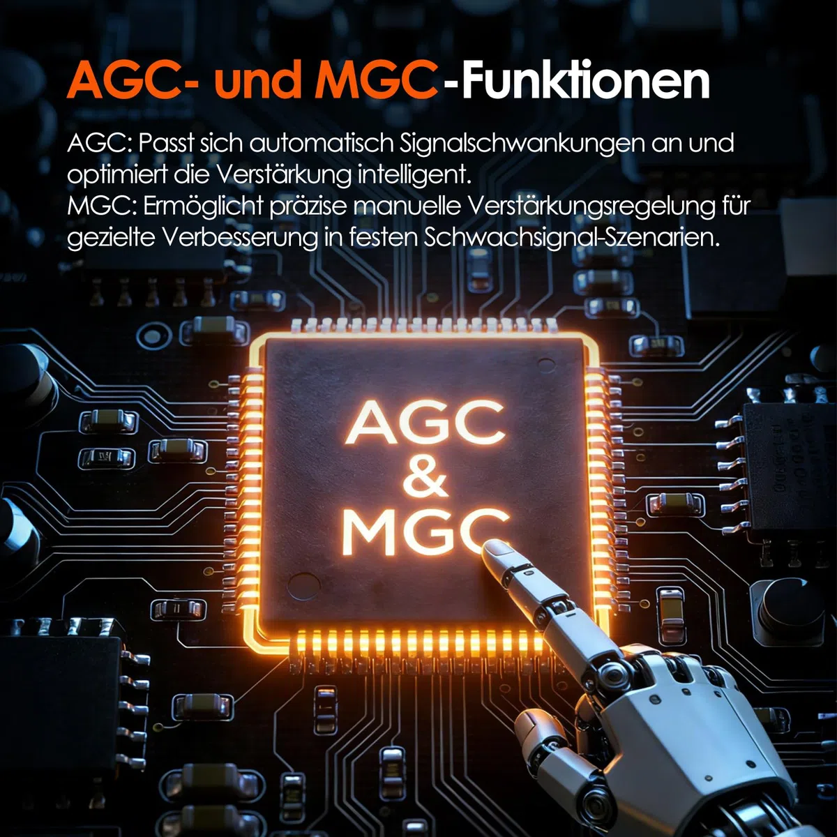 Mobilfunk Verstärker für Handy, 5G 4G LTE 3G Handy Signalverstärker Band 1/3/7/8/20 Repeater Mobilfunk für Alle Deutschen Netzbetreiber Vodafone O2 Telekom