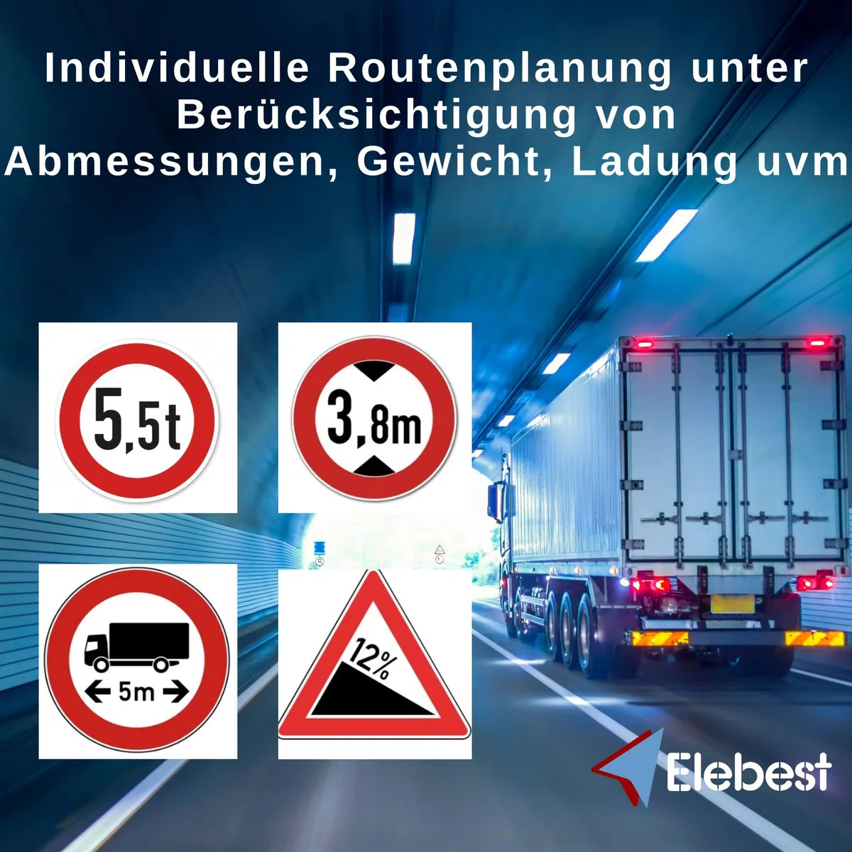 Elebest City 70A Navi – 7 Zoll (17,8 cm) GPS Navigationsgerät für Auto & Wohnmobil 2026 | 40GB Speicher, Bluetooth, Freisprecheinrichtung, Radarwarner, Europa-Karten mit lebenslangen Updates