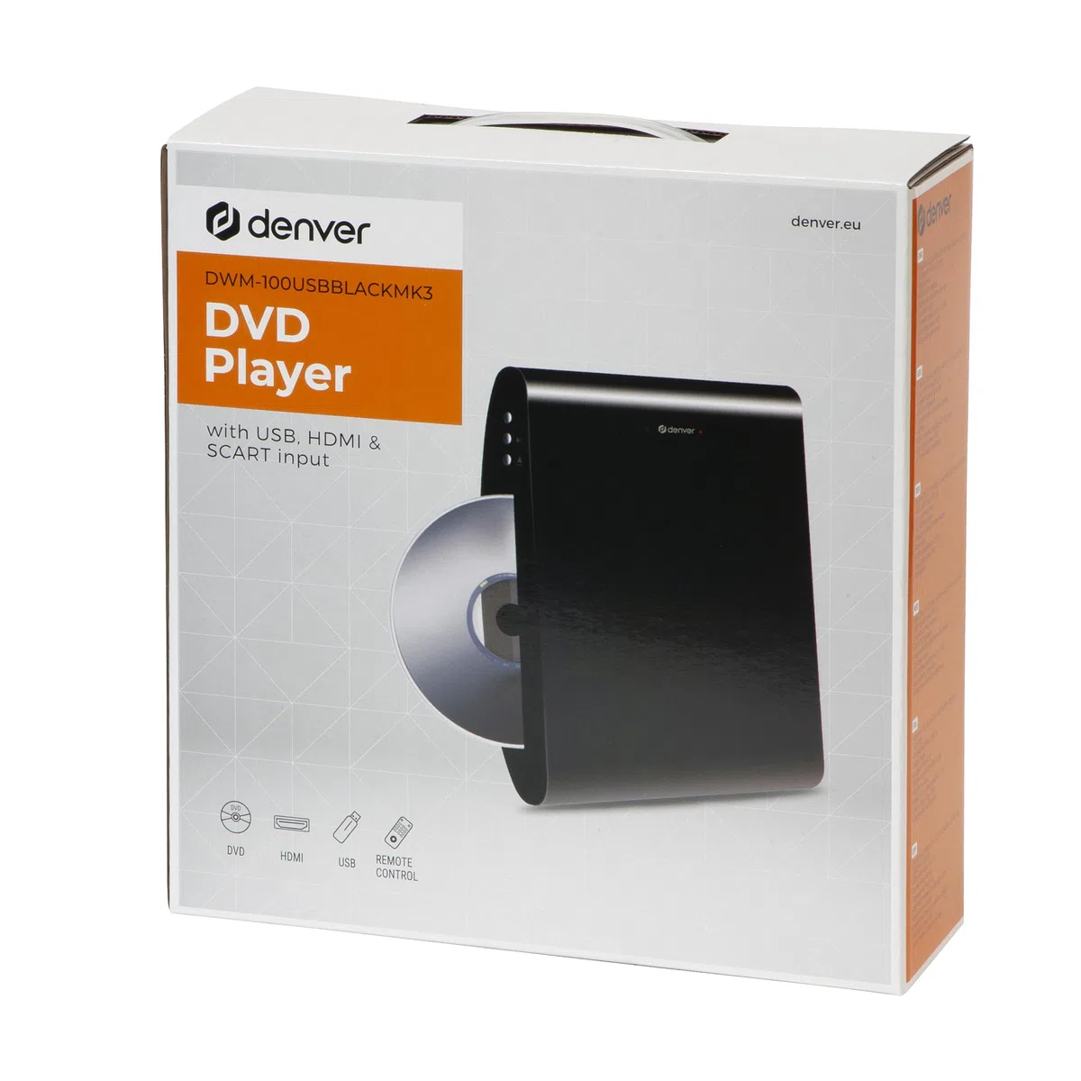 Denver DWM-100USB DVD-Player (HDMI, USB, Wandmontage)