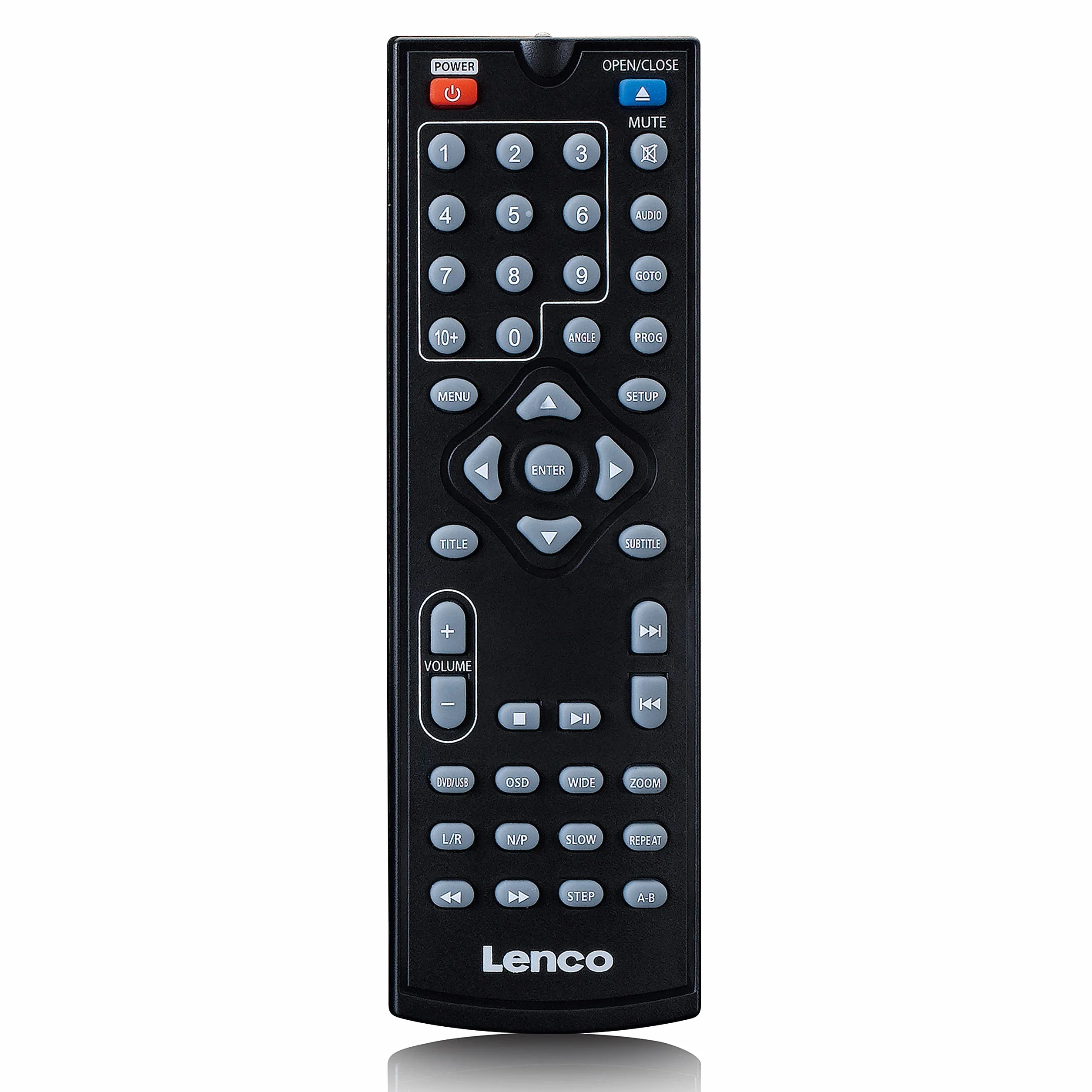 Lenco DVD-120 DVD-Player - HDMI und SCART Anschluss - USB Wiedergabe - MP3,MPG,MPEG4,AVI - Audio und Video Out - Fernbedienung -Schwarz, DVD-120BK, Kompakt