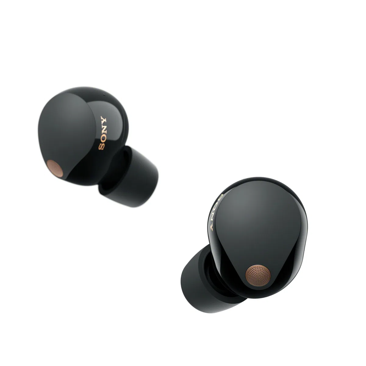 Sony WF-1000XM5 Kabellose Noise Cancelling Kopfhörer, Bluetooth, In-Ear-Kopfhörer, Mikrofon, bis zu 24 Stunden Akkulaufzeit, Schnellladefunktion, IPX4, iOS & Android kompatibel - Schwarz, klein