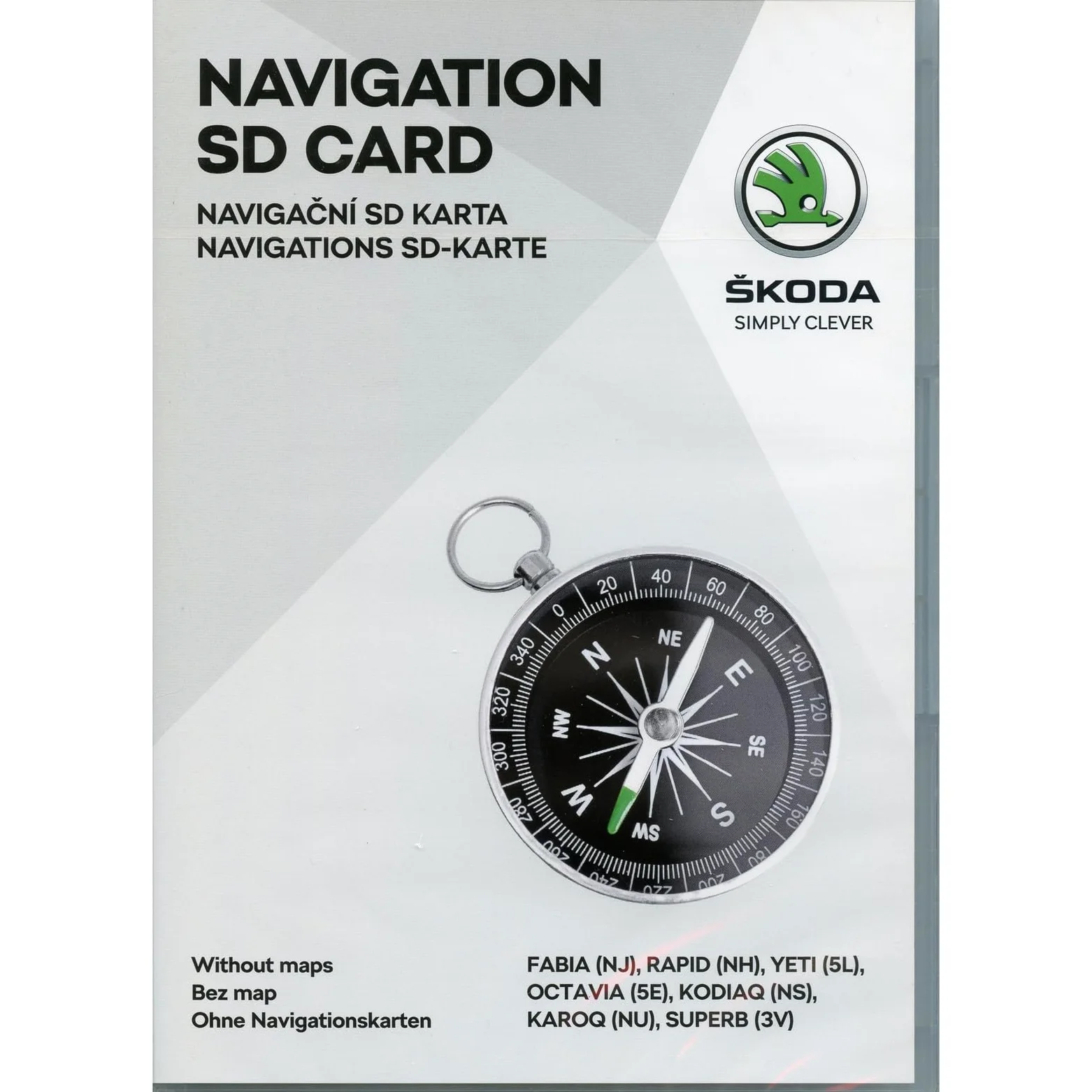 Skoda 5L0051236DF Speicherkarte SD-Karte 32 GB, nur für Navigationssystem MIB1/MIB2 Amundsen/Columbus *** OHNE Navigationskarten ***