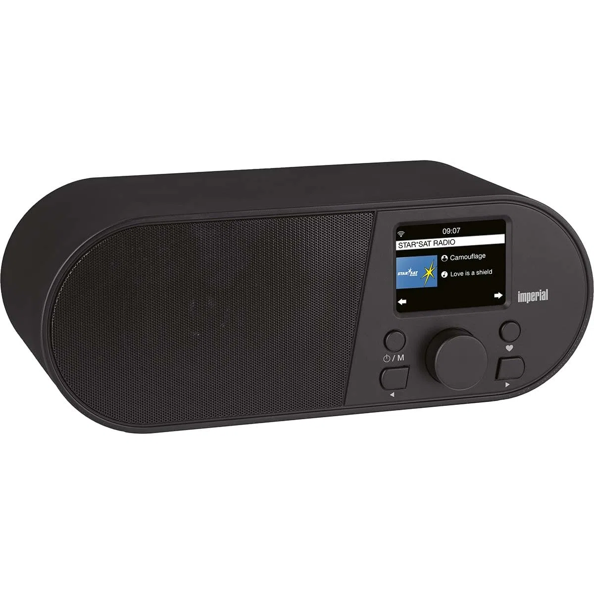 Imperial i105 Internetradio DAB Radio, DAB Plus Radio, Bluetooth, WLAN Radio(WLAN, Mediaplayer, USB, DLNA, Farbdisplay, Wecker, Appsteuerung) schwarz