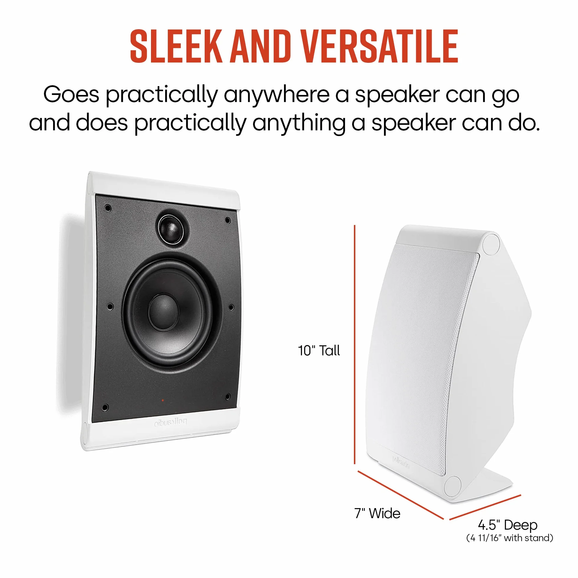 Polk Audio OWM3 Satelliten-Lautsprecher, weiß