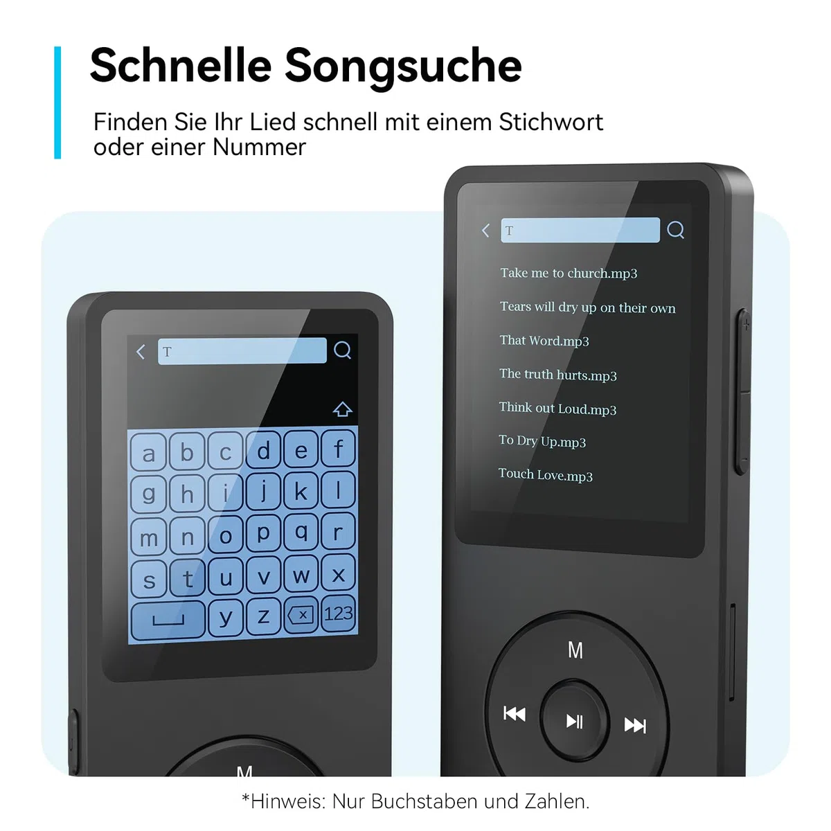 AGPTEK 64GB MP3 Player Bluetooth 5.3 mit Lautsprecher, 40 Stunden Akkulaufzeit Kleiner und klassischer Sport MP3 mit 1,8 Zoll Bildschirm, UKW-Radio (Ohne Kopfhörer), TF-Karte bis zu 128GB, Schwarz