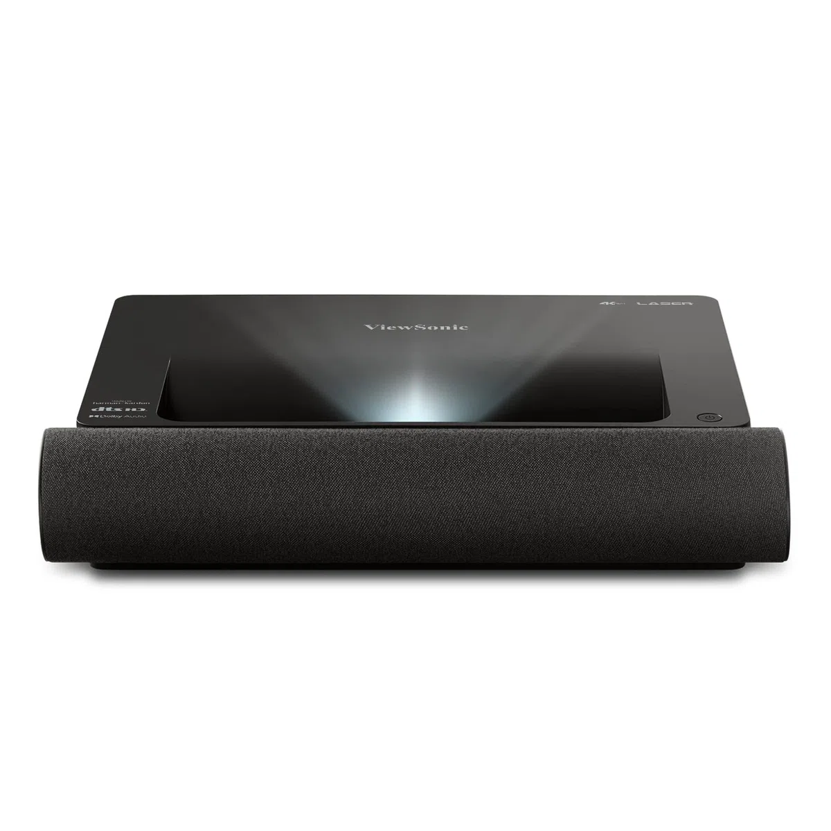 ViewSonic X2000B-4K Ultrakurzdistanz 4K UHD Laserbeamer, 2000 ANSI Lumen, 100” Bilddiagonale ab 23 cm, HDR10, 20000h Lebensdauer, Harman Kardon Sound, Dolby/DTS, WLAN, Bluetooth, HDMI ARC