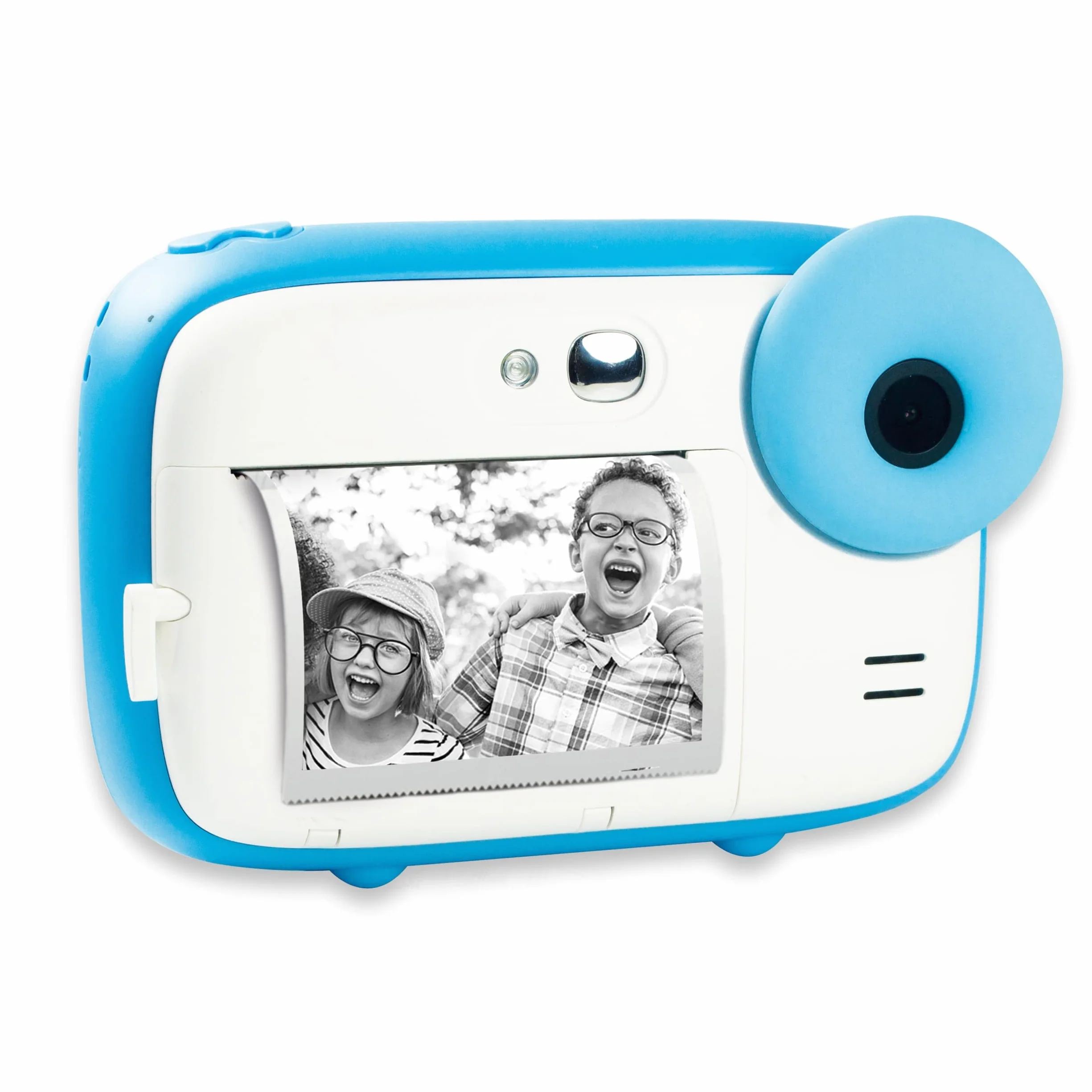 AGFA Photo Realikids Instant Cam – Sofortbildkamera für Kinder, Foto/Video, 2,4-Zoll-LCD-Display, Micro-SD-Port, Lithium-Akku, Selfie-Spiegel und Fotofilter – Blau