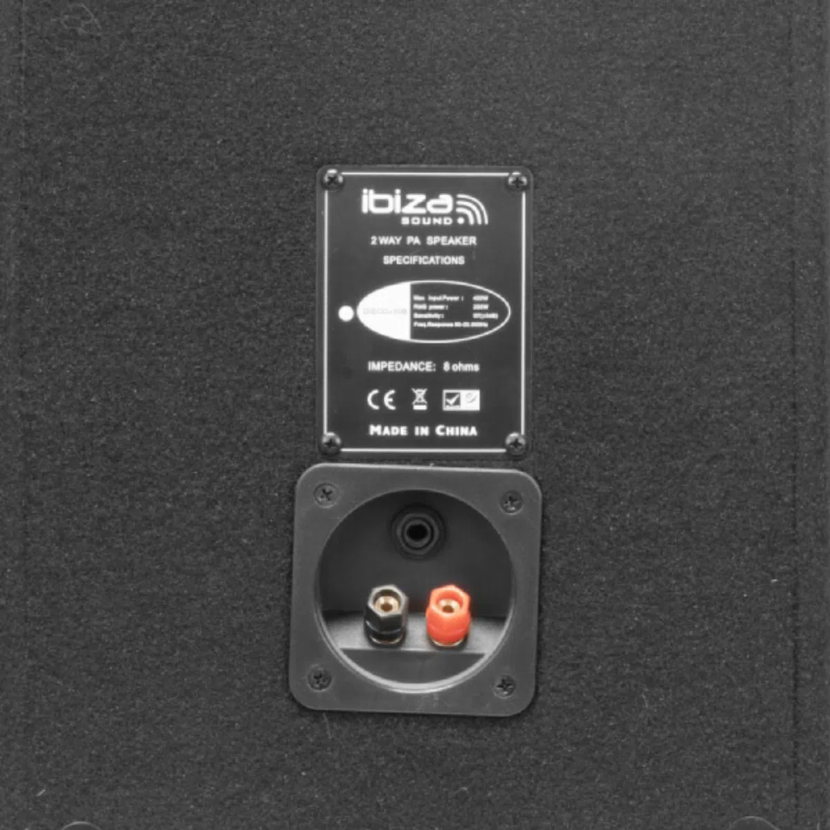 Ibiza DISCO10B Satelliten-Lautsprecher, Schwarz
