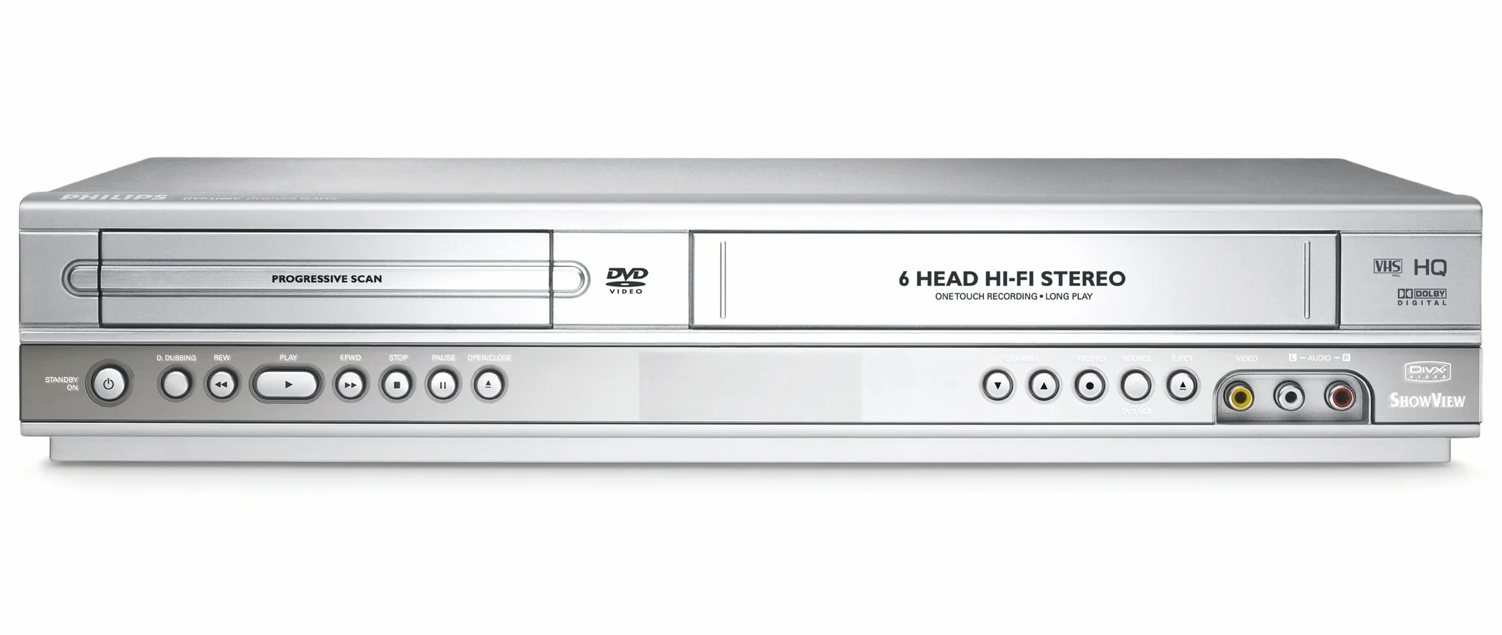 Philips DVP-3100 DVD-Player/Videorekorder-Kombination silber