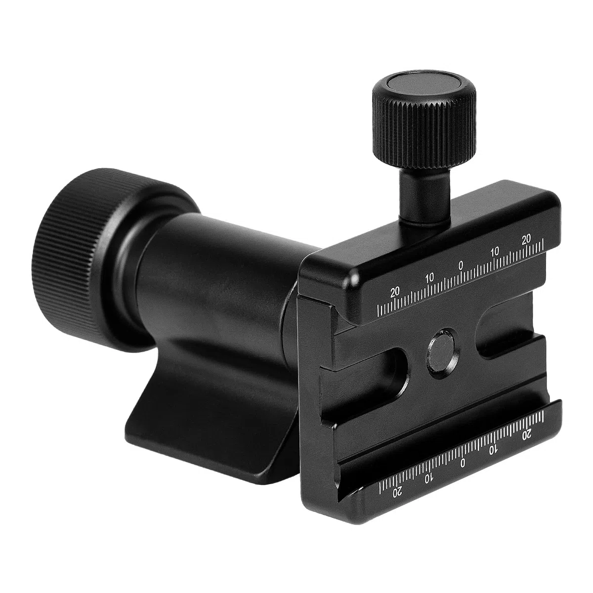 Monopod Gimbal Head with Arca-Swiss Dovetail Quick Release Plate | Rapid Side-Saddle Tilt Adjustment for Teleobjektive | Tripod Mount | Professional Photography & Video Gear for DSLR/Camcorders
