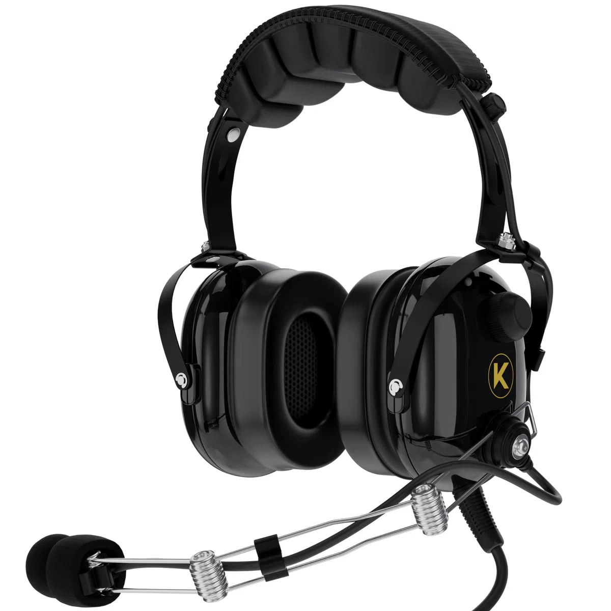 KORE AVIATION P1 Series PNR Pilot Aviation Headset, Schwarz