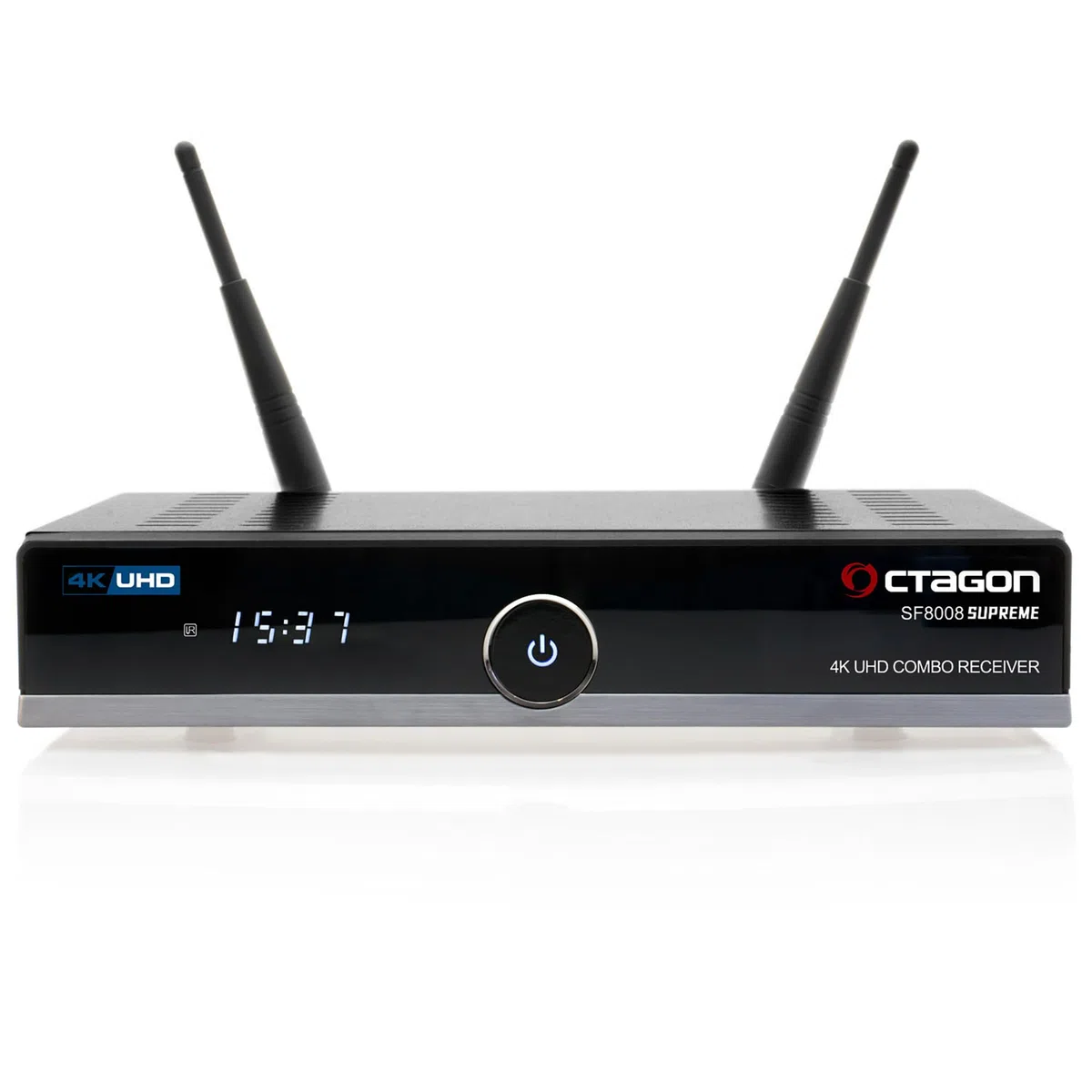 Octagon SF8008 V3 (Version 3) UHD 4K Supreme Combo Receiver, Sat- Kabel- & DVB-T2 Receiver, E2 Linux & Define OS, mit PVR Aufnahmefunktion, M.2 M Key, Gigabit LAN, Kartenleser, Sat to IP, WiFi WLAN