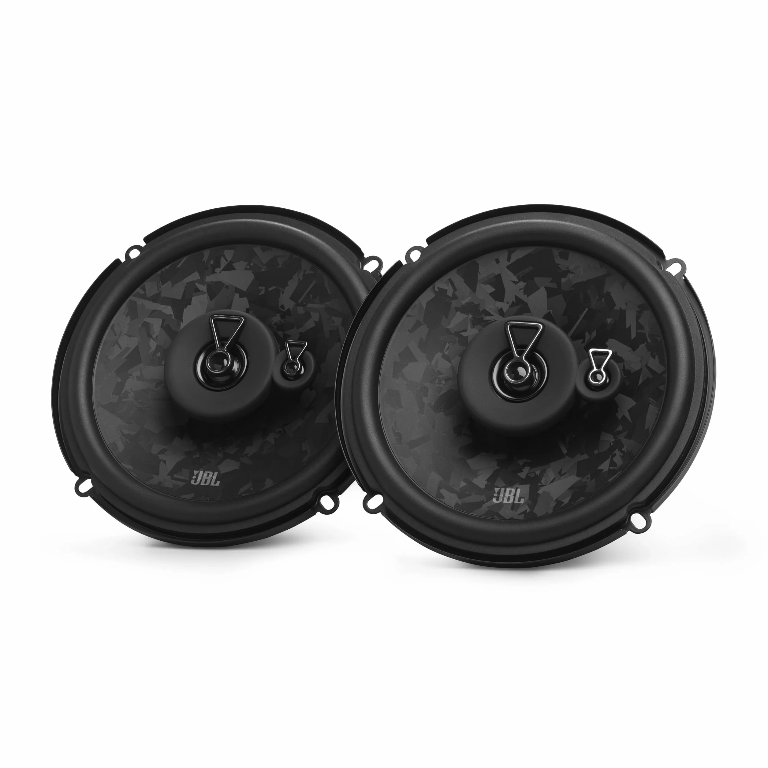 JBL Stage3 Gen2 68MF 165mm 6,5 Zoll 3-Wege Koaxial Lautsprecher Auto Boxen | 70W RMS / 560W Peak, 91dB, 4 Ohm Impedanz, 55Hz-20kHz Frequenzgang, PEI Hochtöner, ohne Gitter, laser-geätztes Cone-Design