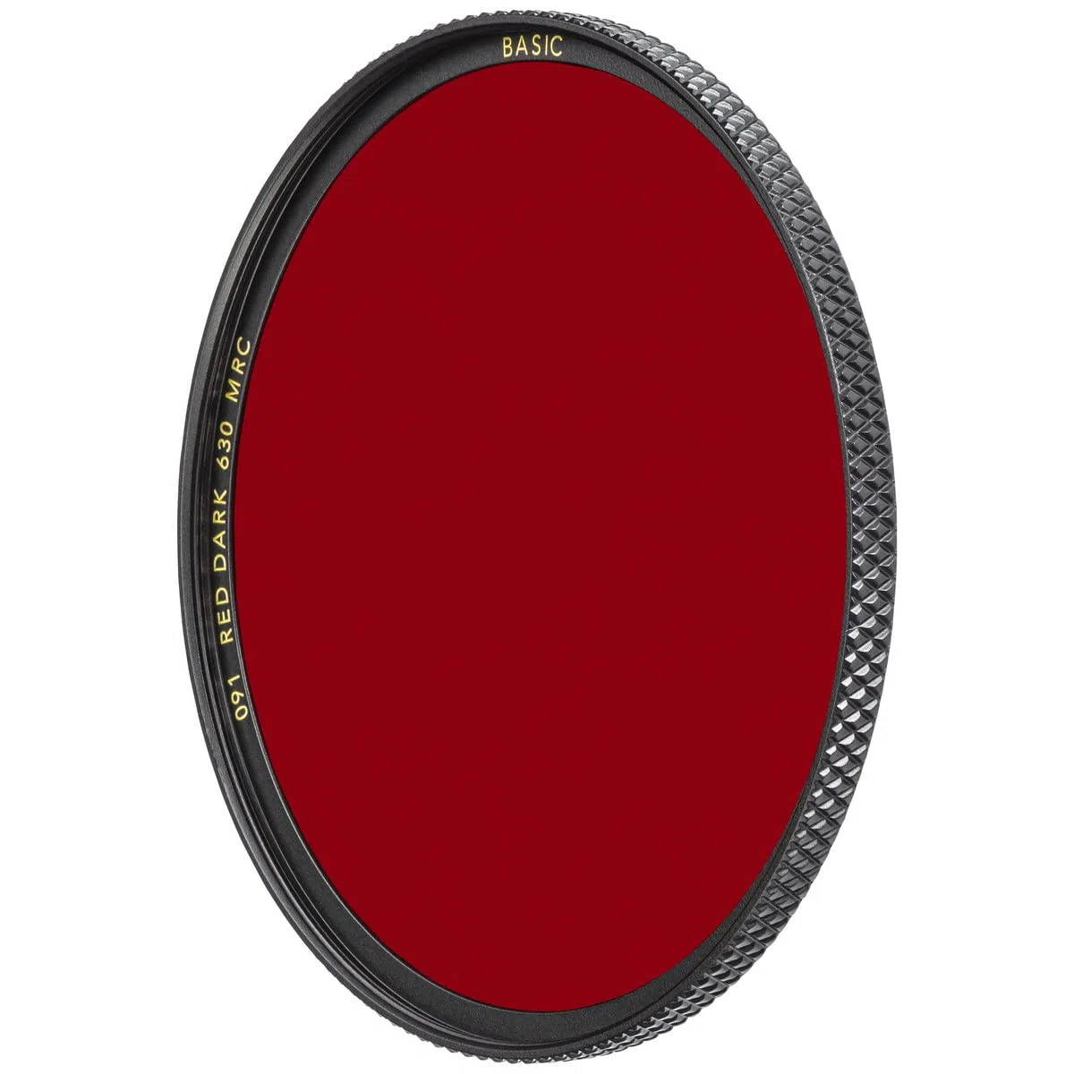 B+W Rotfilter dunkel 091 MRC Basic 62mm (16x vergütet, Professional)