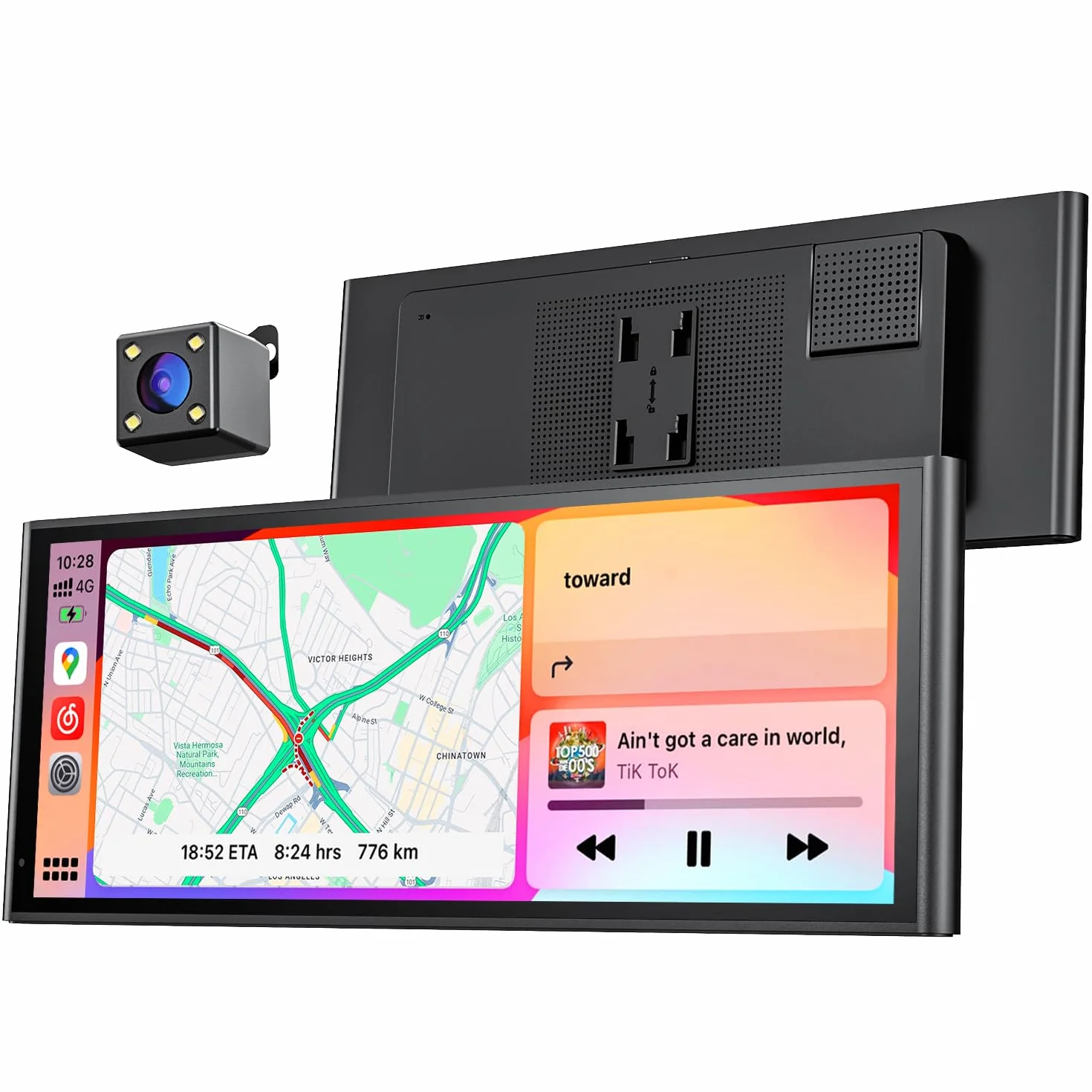 Drahtloses CarPlay Display 9,26" für Apple CarPlay & Android Auto, OTA-Updates, Rückfahrkamera, Bluetooth 5.0, GPS-Navigation