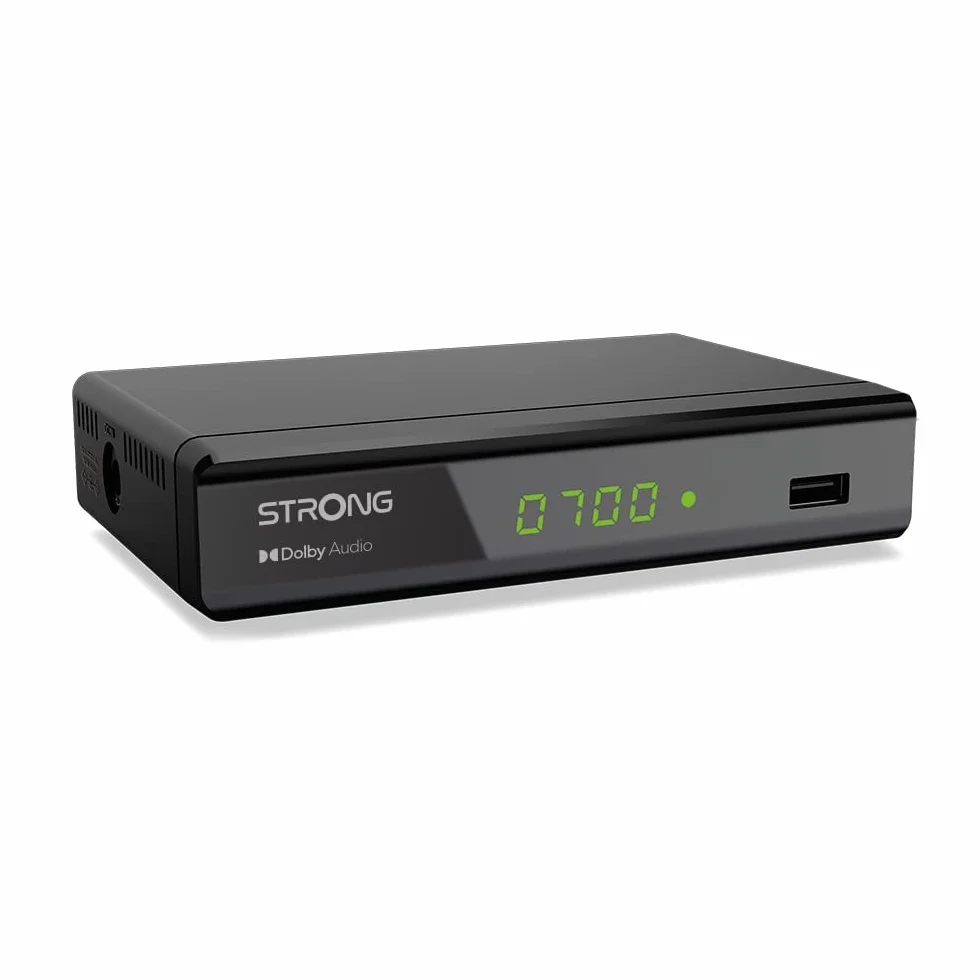 Strong SRT 8119 Terrestrischer Digital-Decoder DVB-T2 HDMI mit Display