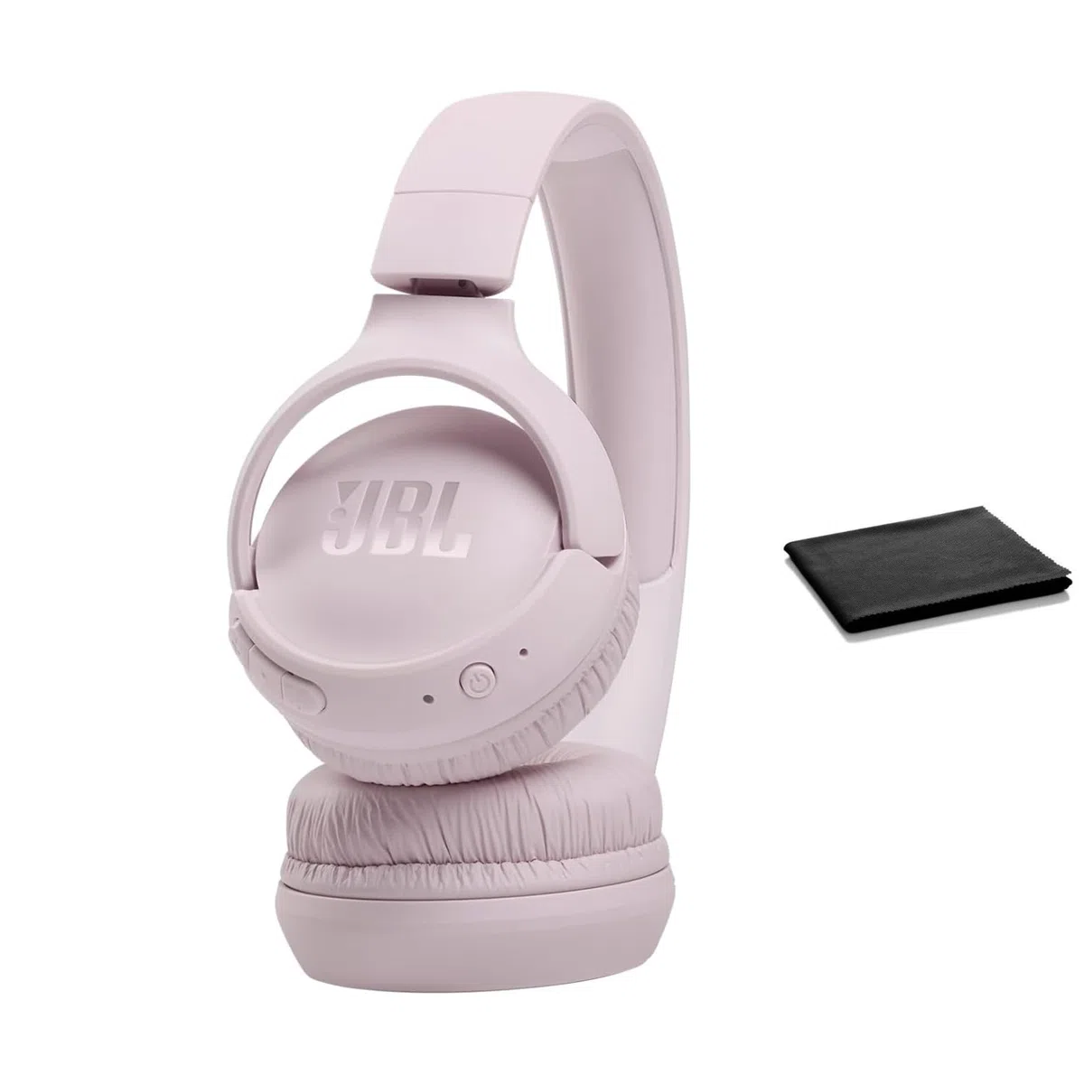 JBL Tune 510BT Kabellose Bluetooth On-Ear Kopfhörer mit Purebass Sound - mit Reinigungstuch (Rose, Standard)