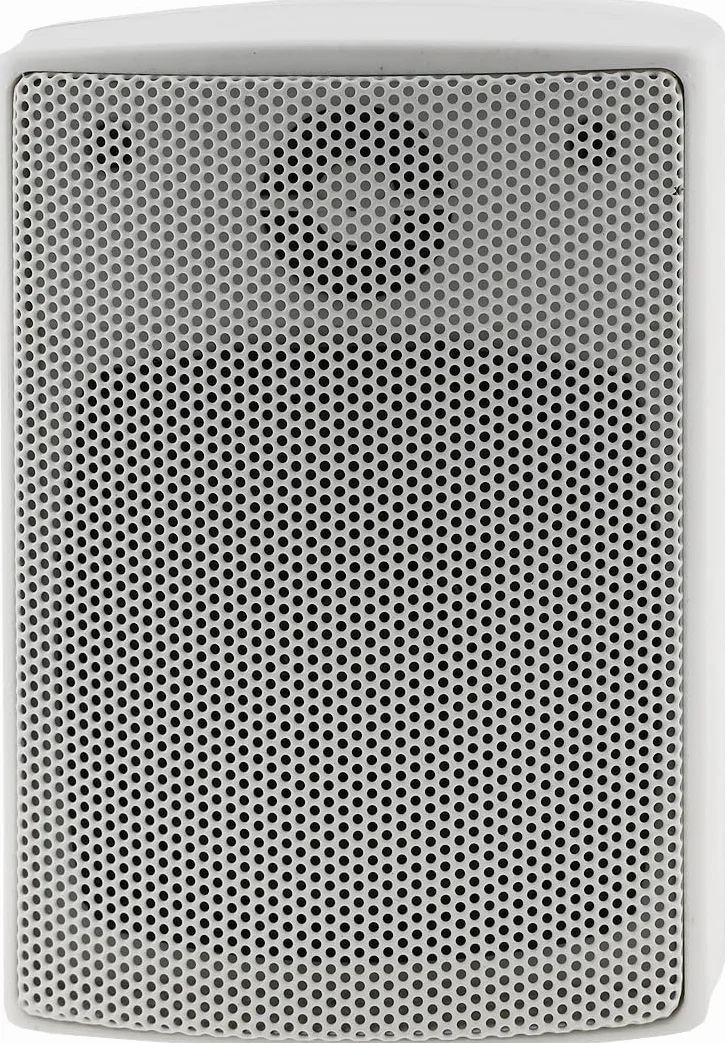 ChiliTec 2-Wege Lautsprecher Weiß Paar Wand-Lautsprecher für HiFi Stereoanlage Heimkino 60Watt 8Ohm