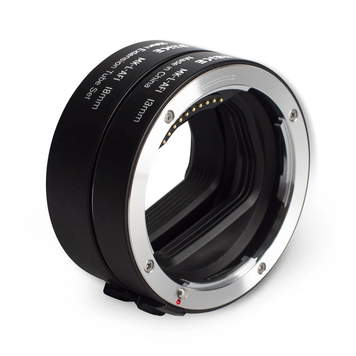 Meike MK-L-AF1 13mm + 18mm Metall AF Automatische Makro Verlängerungsrohr Adapter Ring Set für Panasonic Lumix Sigma L Kameras S1 S1H S5 S1R SL SL2 FP FPL