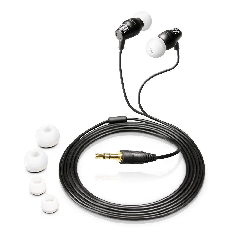 LD Systems IEHP 1 - Professioneller In-Ear-Kopfhörer mit Kabel, 1,5m, schwarz