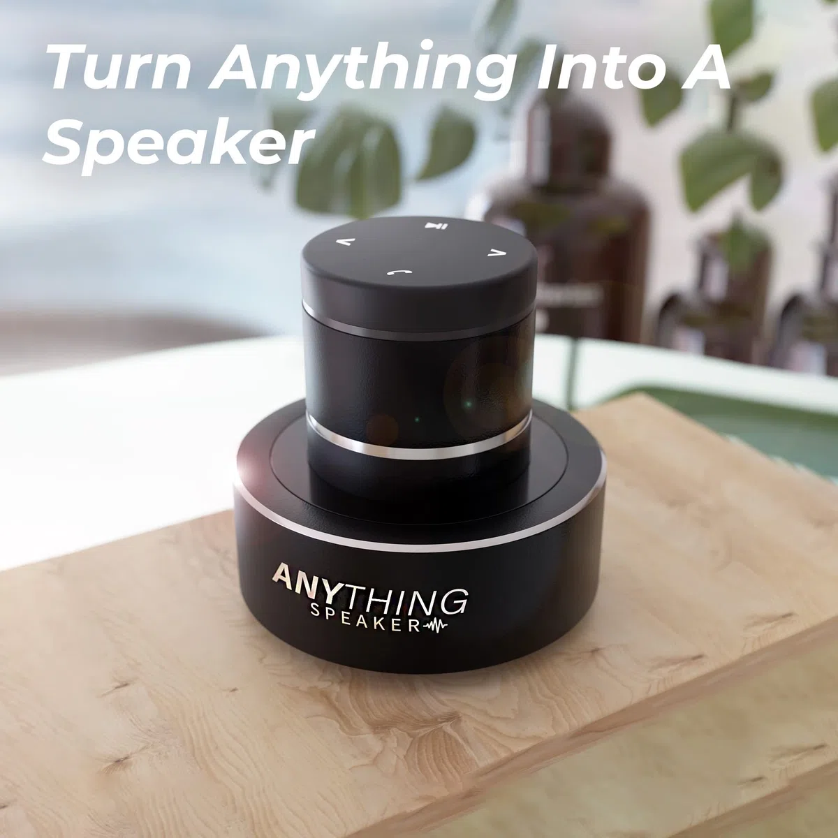 Anything Speaker PRO – Verwandeln Sie alles in einen Lautsprecher – Mini-Bluetooth-Reiselautsprecher – Knochenleitungs-Vibration
