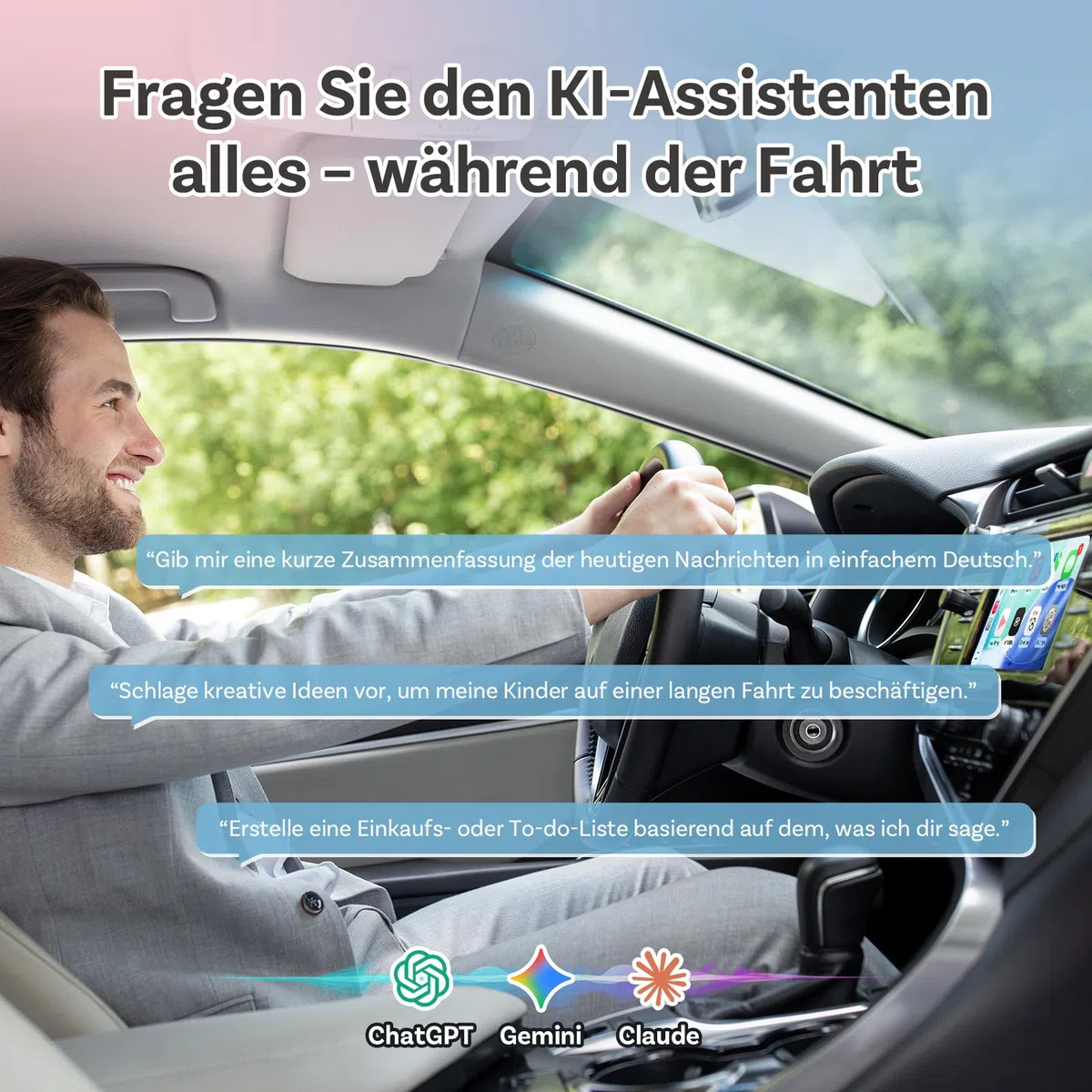 (Neues Modell 2026 ) OTTOCAST Kabelloser CarPlay & Android Auto Adapter 2-in-1, Ottocast Mini Slim für iOS 10+ & Android 11+ Smartphones, Mehrbenutzer-Unterstützung, Plug & Play, Schnelle Verbindung