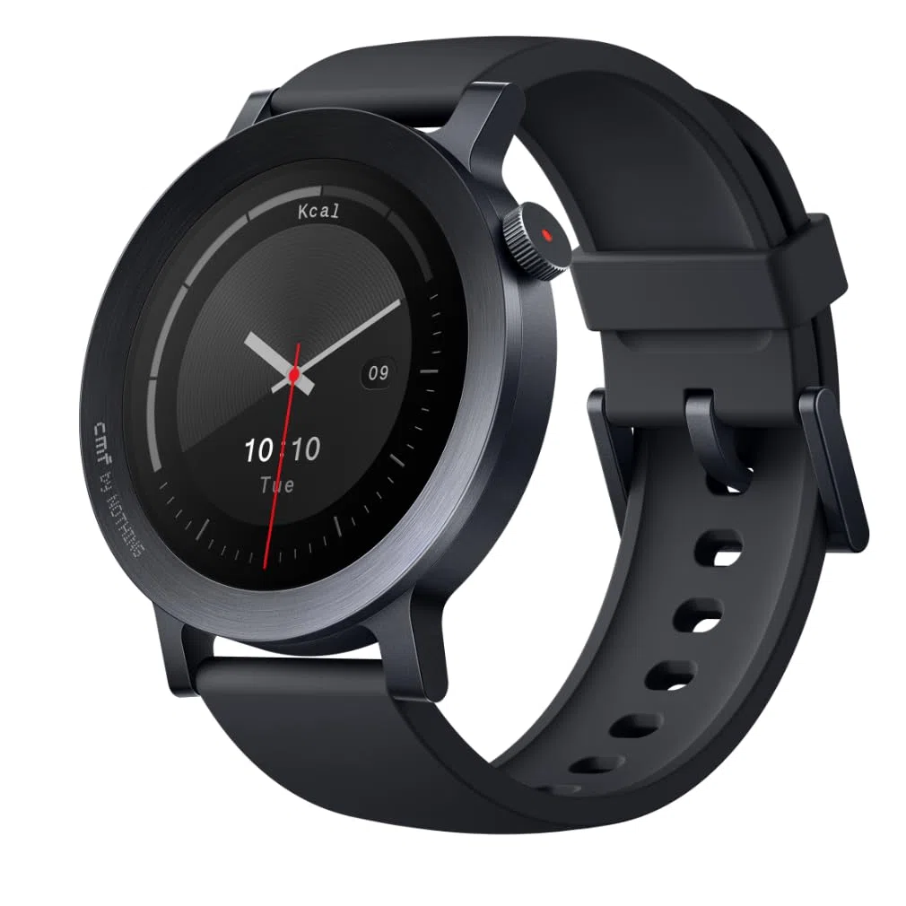 CMF Watch 3 Pro Smartwatch 1,43" AMOLED 13 Tage Akku Dual-GPS Bluetooth-Anrufe KI-Rauschunterdrückung Herzfrequenz Schlaftracking Dunkelgrau