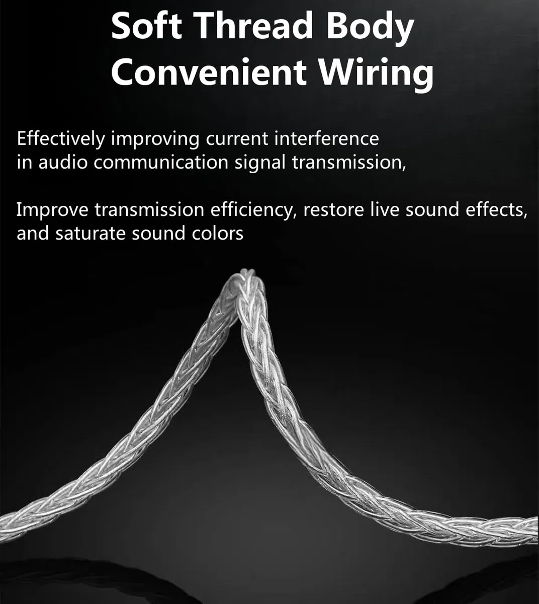 Pure Silver Kopfhörerkabel, 1,2 m, 4,4 mm, symmetrisches Kabel, Verlängerungskabel, kompatibel mit Hifiman Ananda NW-WM1Z, PHA-2A und anderen Audio-Playern (4,4 mm auf Dual 3,5 mm Stecker)