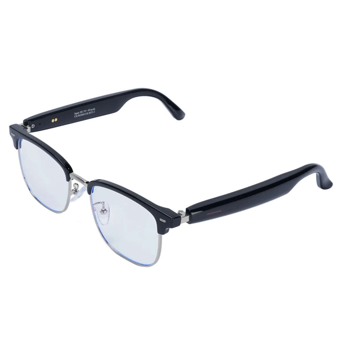 KI Smart Glasses mit Echtzeit-Videobersetzung, integriertem Mikrofon und Lautsprecher, Blaulichtfilter, mehrsprachige Übersetzungsbrille für Musik, Anrufe und Reisen
