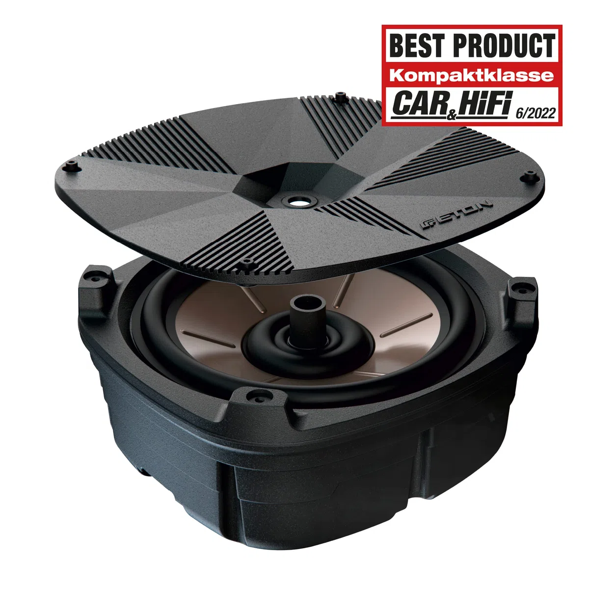 ETON Res 12 – Flacher 12“ Aktivsubwoofer für Reserveradmulde, 500 W RMS | Flache 12" aktive Bassbox für Reserveradmulde oder Ersatzrad, mit integriertem Verstärker, Plug & Play