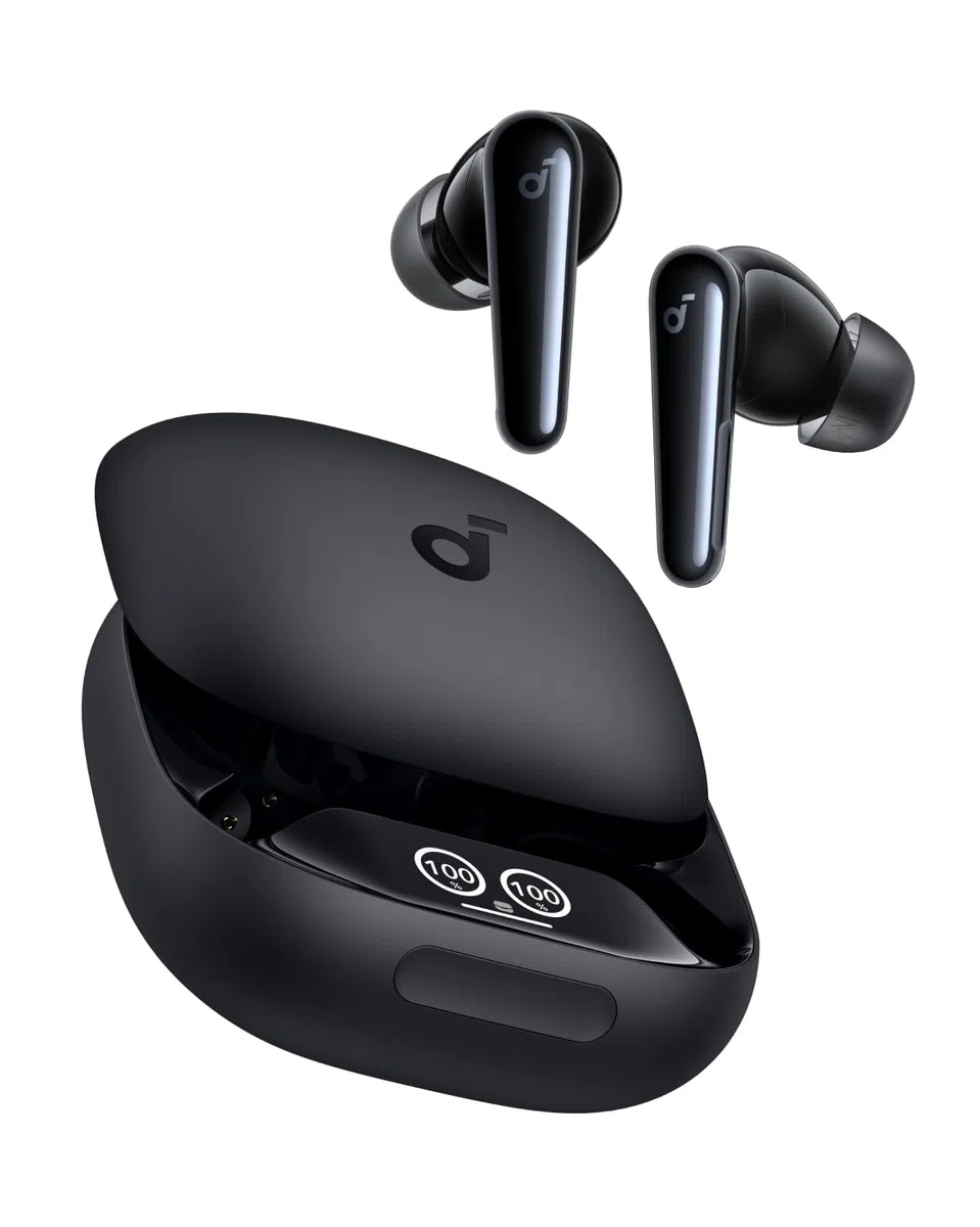 soundcore Liberty 4 Pro von Anker, Kabellose Noise Cancelling Kopfhörer, Earbuds mit 7 Sensoren, ANC in Echtzeit, 2× schneller Laden, Hi-Fi-Musik Studio-Niveau, klare Anrufe mit 6 Mikros + KI