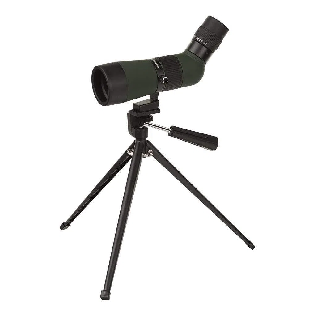 Dörr Danubia 538245 Zoom Spektiv Kauz 10-30x50 inkl. Tischstativ (Gehäuse mit Gummiarmierung, 45 Grad Schrägeinblick) grün/schwarz