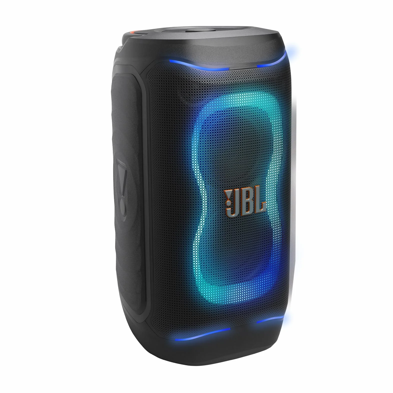 JBL PartyBox 130, Tragbarer Partylautsprecher mit Klappgriff, Schwarz | Bluetooth 5.3, Dynamischer Lichtshow, IPX4 spritzwassergeschützt, bis zu 15 Stunden, Legendärem JBL Sound