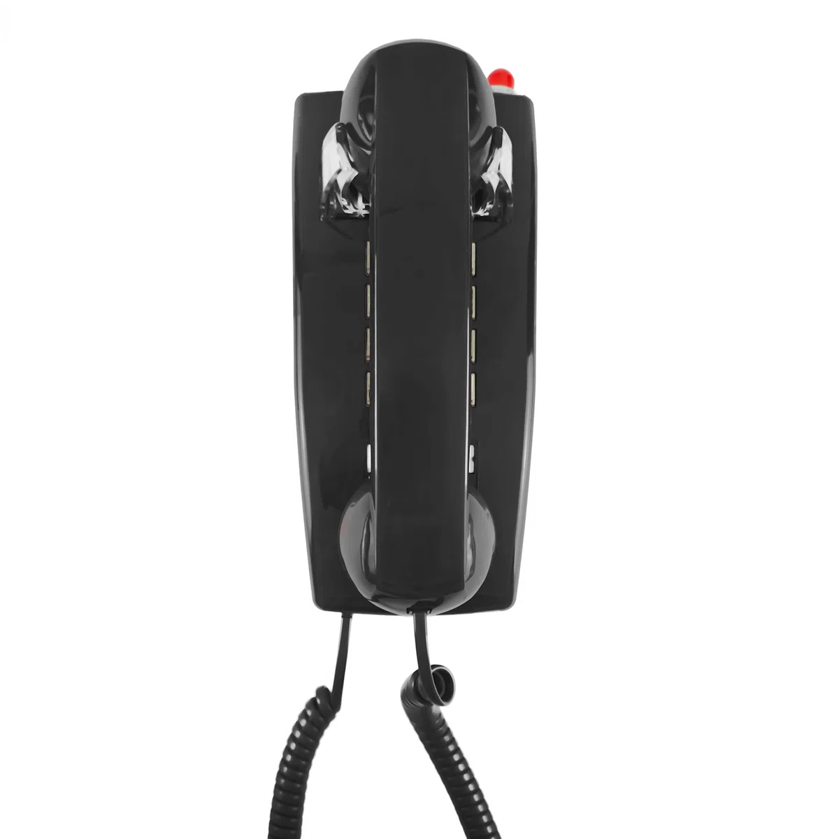 Opis WallFon Cable in Schwarz : Kabelgebundenes Nostalgie Wandtelefon für echte Retro Liebhaber