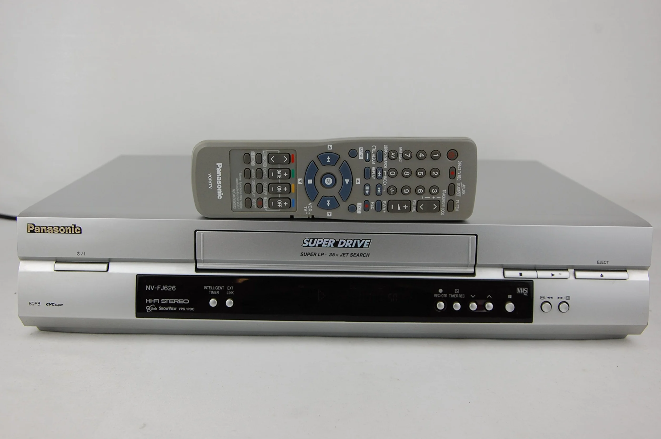 Panasonic NV-FJ626EG-S HiFi-Videorekorder Silber