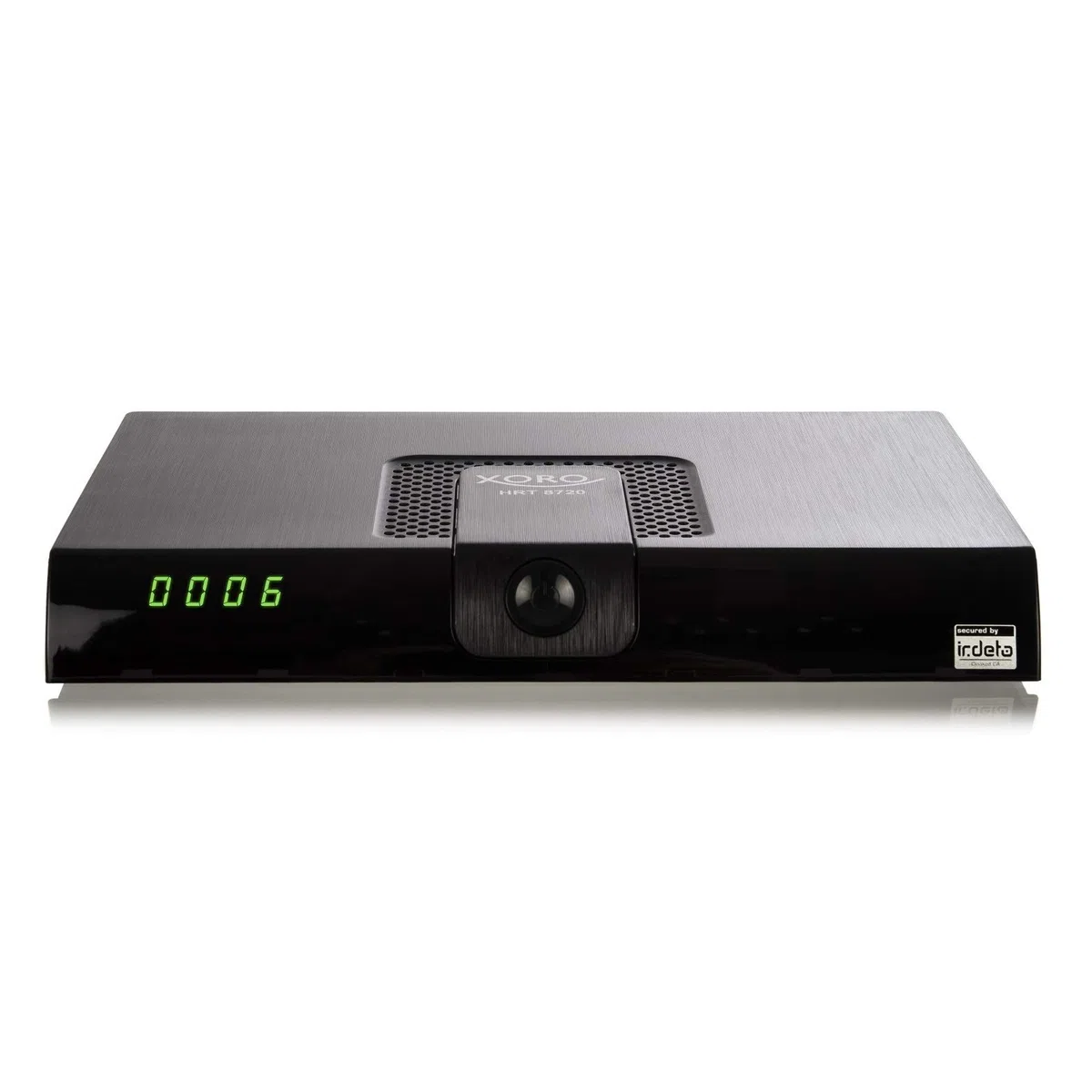 Xoro HRT 8720 KIT DVB-T2 Receiver (HDTV, 6 Monate freenet TV, PVR, aktive Zimmerantenne, 1,2m HDMI-Kabel) schwarz