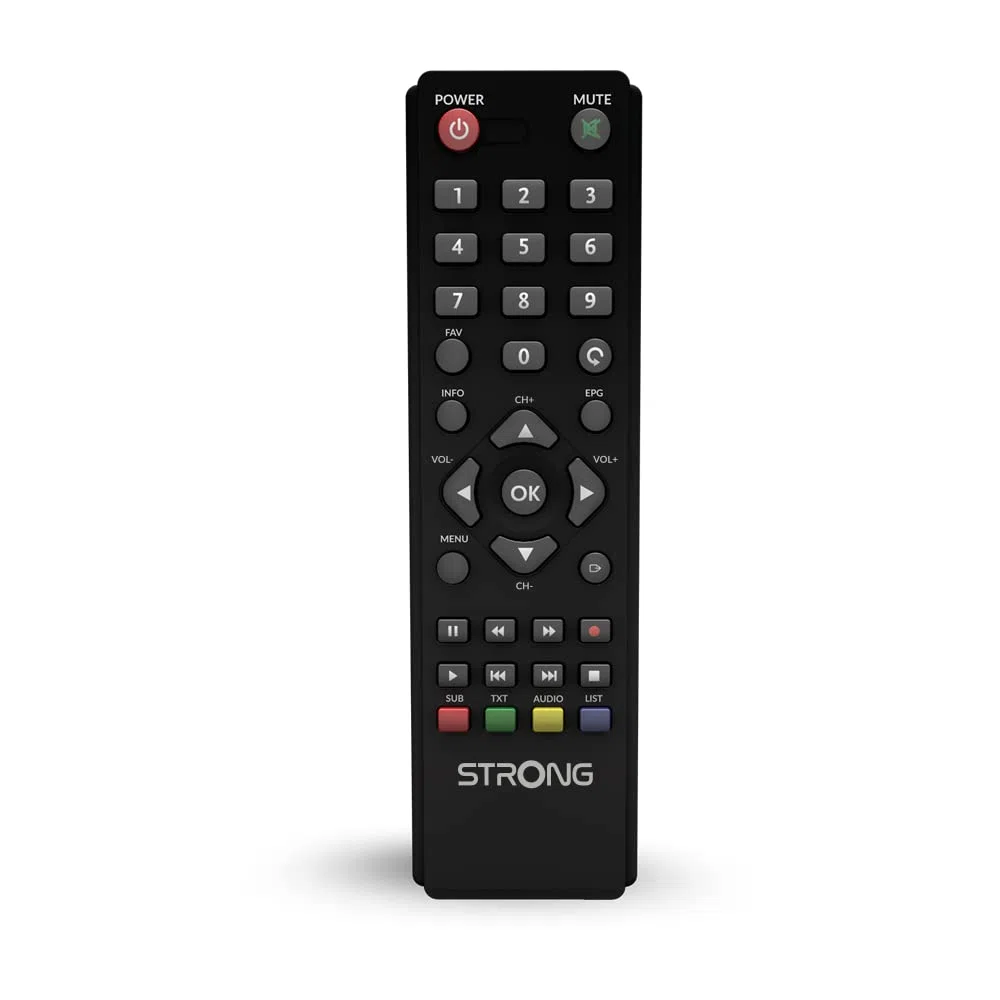 STRONG SRT8213 DVB-T2 Full HD DVB-T2 Receiver/TV Tuner mit Recorder Funktion (HDMI, Scart, USB, Dolby Digital Plus) schwarz