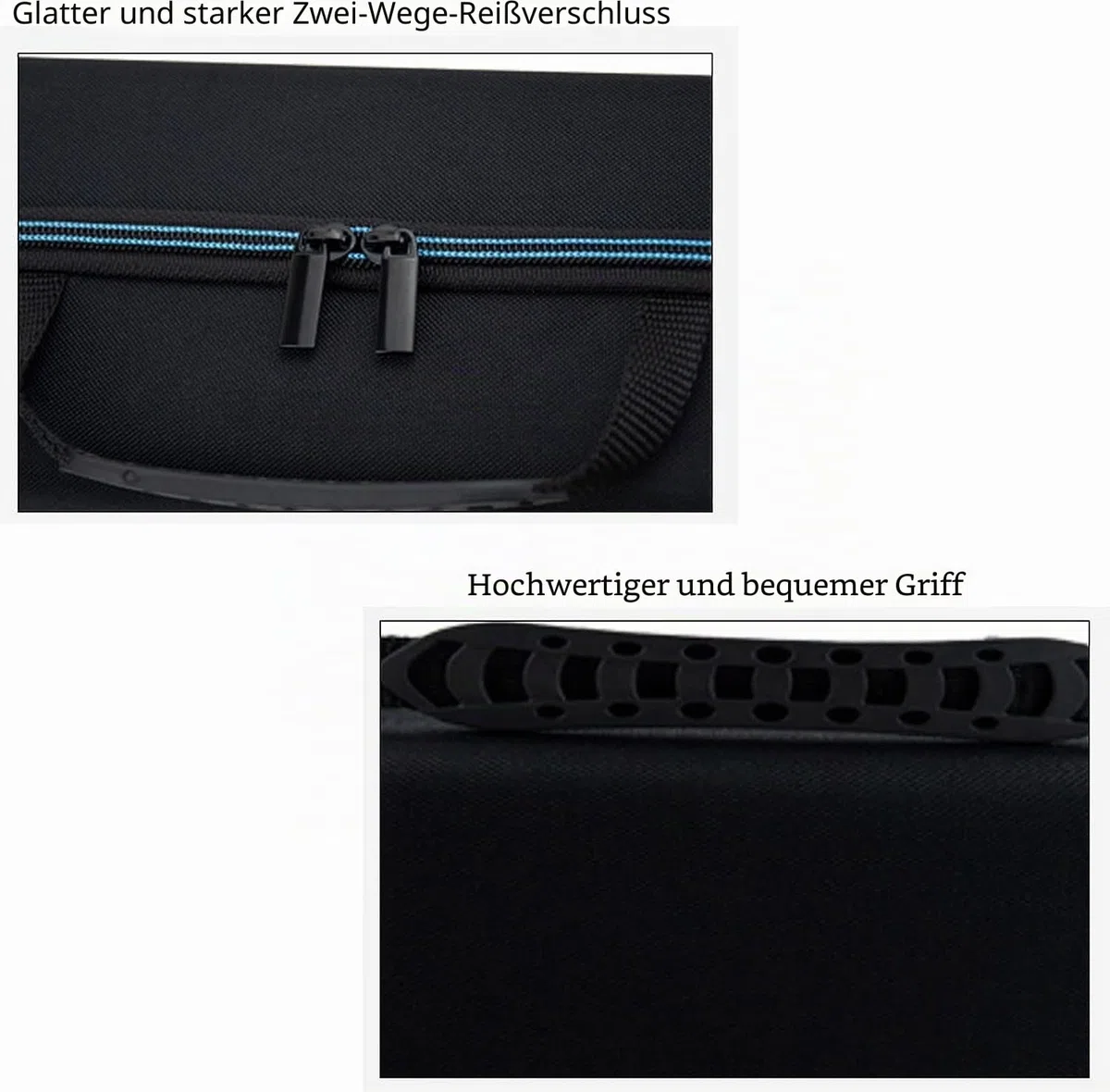 Projektor-Tragetasche für Samsung Freestyle und Akku, Eva-Material, tragbare Schutzhülle mit robuster Handschlaufe, mit Netztasche für Zubehör