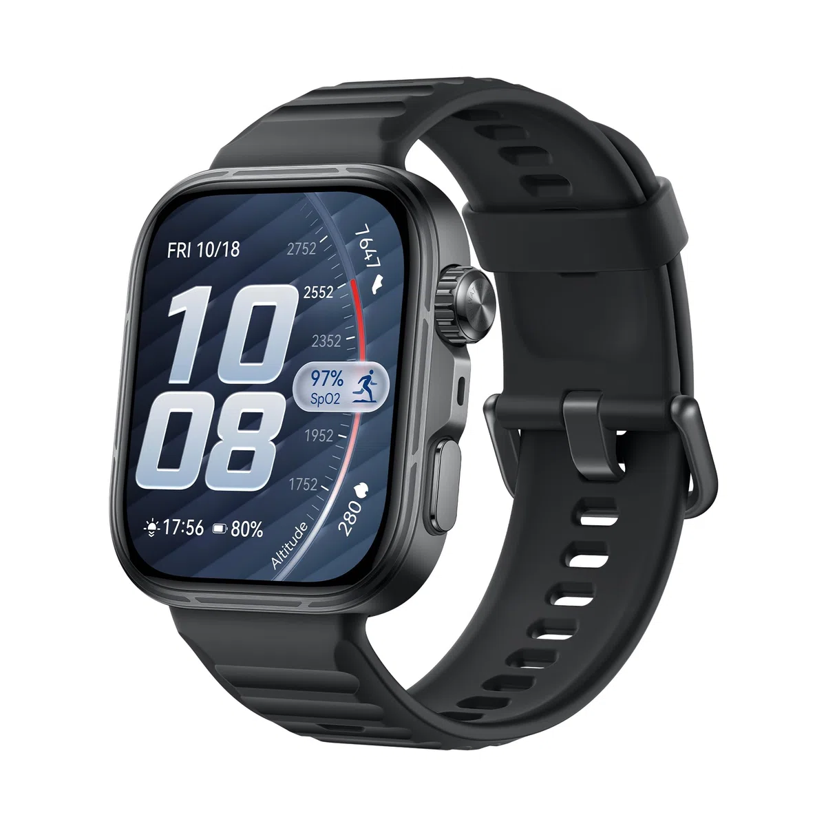 HUAWEI Watch FIT 5 Pro Smartwatch GPS Fitness Tracker EKG Schlaftracker 1,92" Display NFC-Zahlung Sportuhr 5 ATM Schwarz