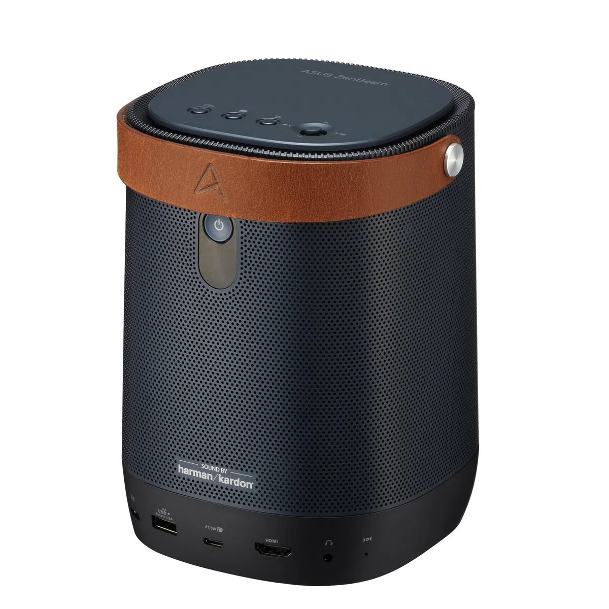 ASUS ZenBeam L2 Smart tragbarer LED Projektor (960 LED Lumen, 1080p, Google zertifizierte Android 12 TV Box, Sound von Harman Kardon, 10 W Lautsprecher, integrierter Akku, ASUS Light Wall)