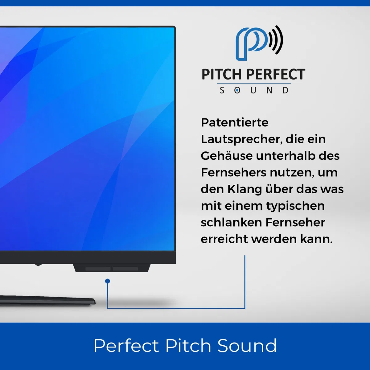 Cello C2224SH 22 Zoll Nicht-Smart/Einfach zu bedienender Fernseher mit rahmenlosem Triple-Tuner (DVB-C/-S2/-T2) Pitch Perfect Sound Ideal für kleine Räume [2025]