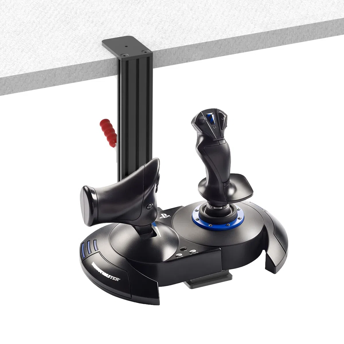 Hikig Desktop-Halterung für Logitech, Thrustmaster und VKB Hotas Joysticks, kompatibel mit X52/X52 Pro/X56/X56 Rhino und mehr, 2 Stück