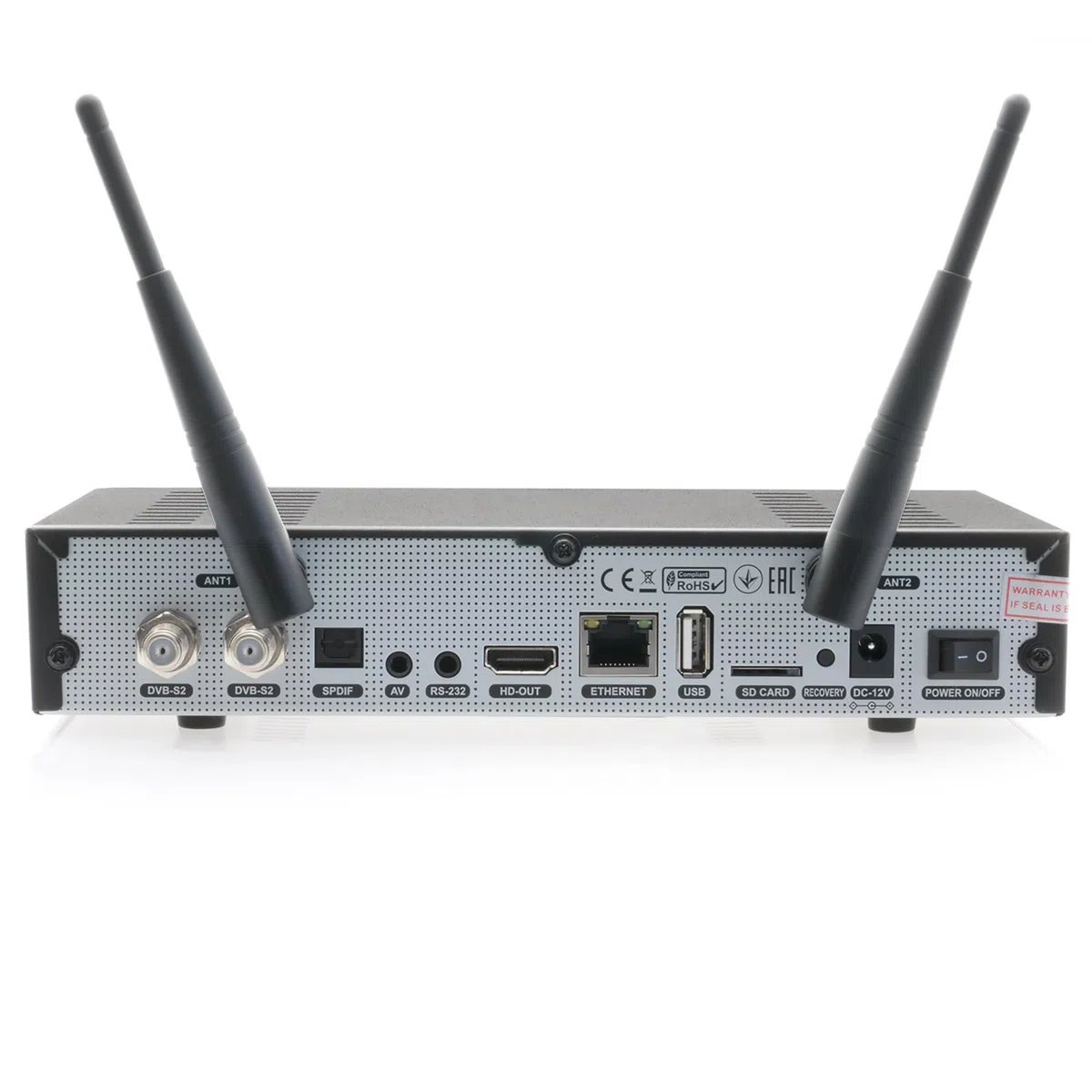 Octagon SF8008 V3 (Version 3) UHD 4K Supreme Twin Sat Receiver, 2X DVB-S2X Tuner, E2 Linux & Define OS, mit Aufnahmefunktion, M.2 M Key, Gigabit LAN, Kartenleser, Sat to IP, Multistream, WiFi WLAN