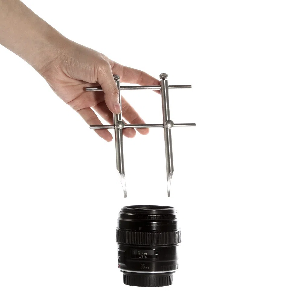 Fogta 2 Satz Pro Edelstahl Schraubenschlüssel Objektiv Reparieren Öffnungs 0~100mm Werkzeug für Kamera DSLR Canon Nikon Kamera Teleskop Mikroskop Filter
