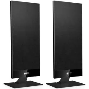 KEF T101 Lautsprecher (Lautsprecher, 2-Wege, 2.0 Kanäle, Standfunktion, Tischplatte/Bücherregal, Wandmontage, geschlossen, Satellit)