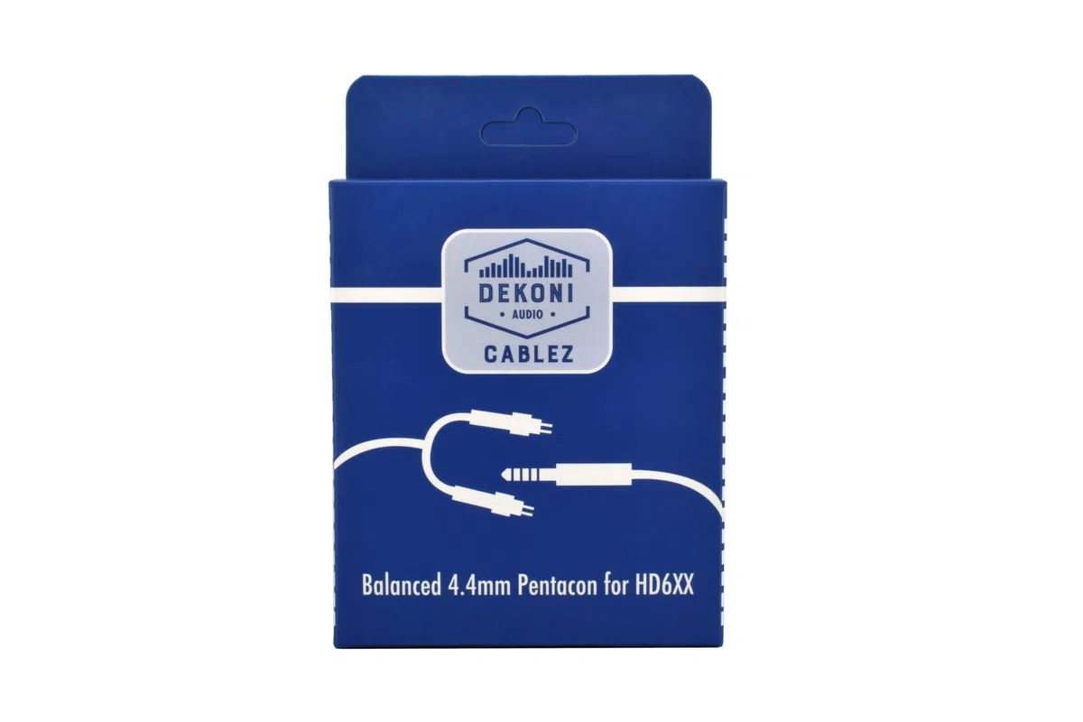 Dekoni Audio Symmetrisches Pentacon-Kabel für Sennheiser HD600 Serie Kopfhörer, 4,4 mm, Länge 1,2 m