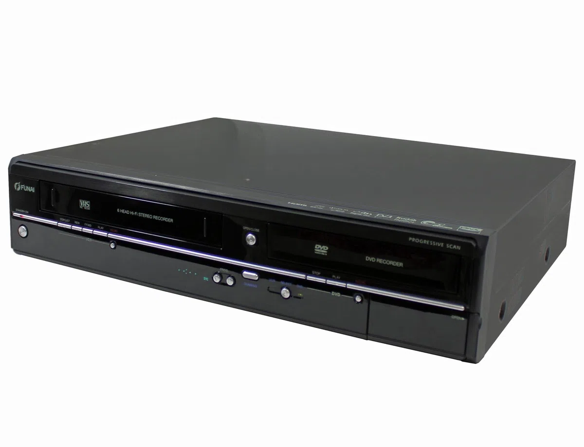Funai WD6D-D4413DB 2-in-1 VHS-Rekorder (DVD, VCD, MP3-Player, DivX)